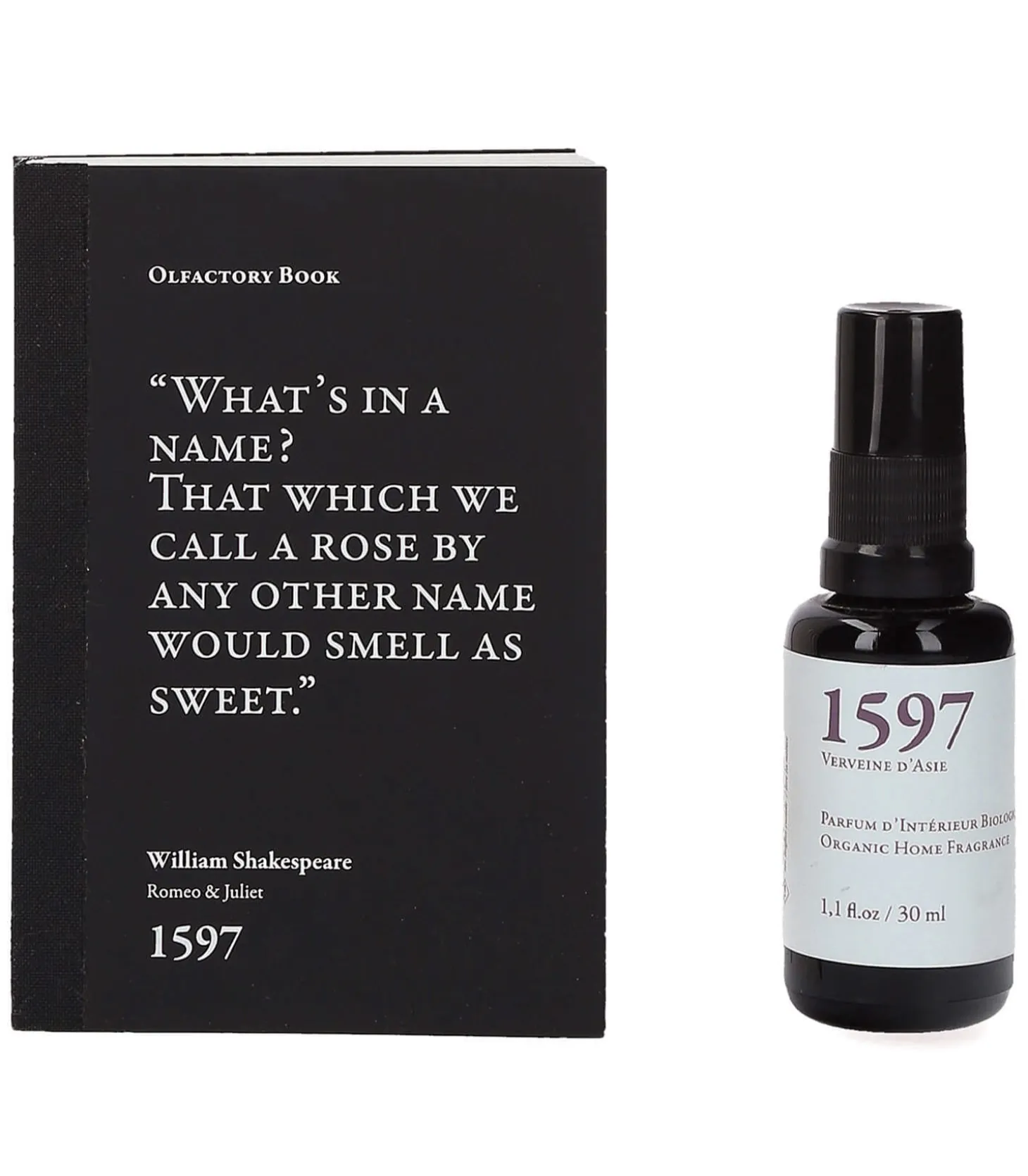 Carnet olfactif "William Shakespeare 1597" verveine d’Asie-Slow Design Store