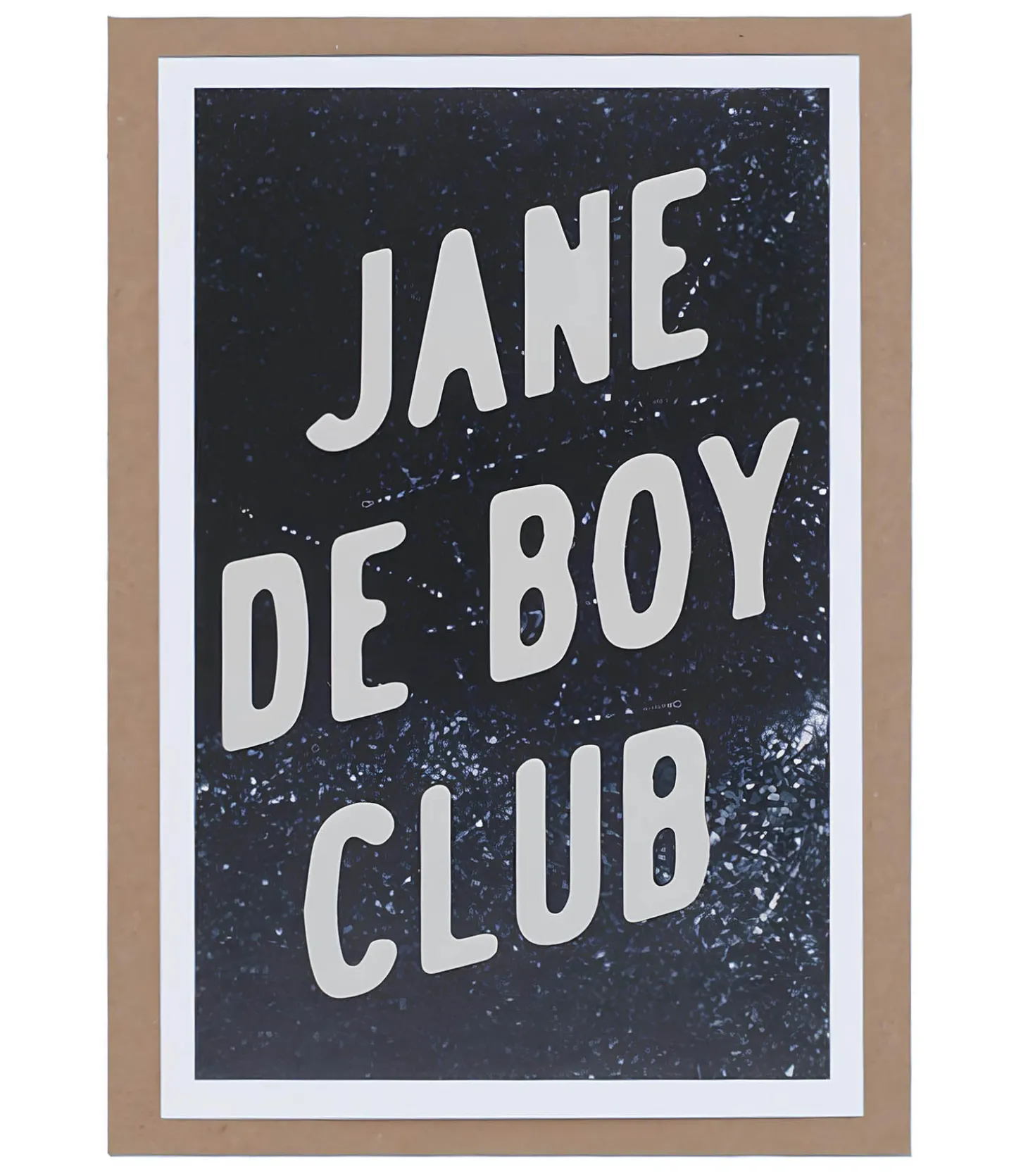 Carte de voeux Jane de Boy Club Noir-LES BONNES SOEURS Fashion