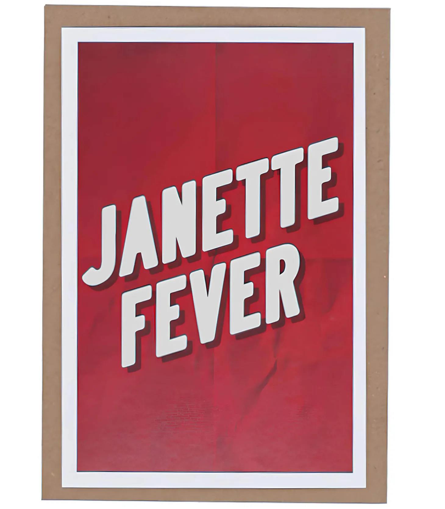 Carte de voeux Janette Fever Rouge-LES BONNES SOEURS Discount