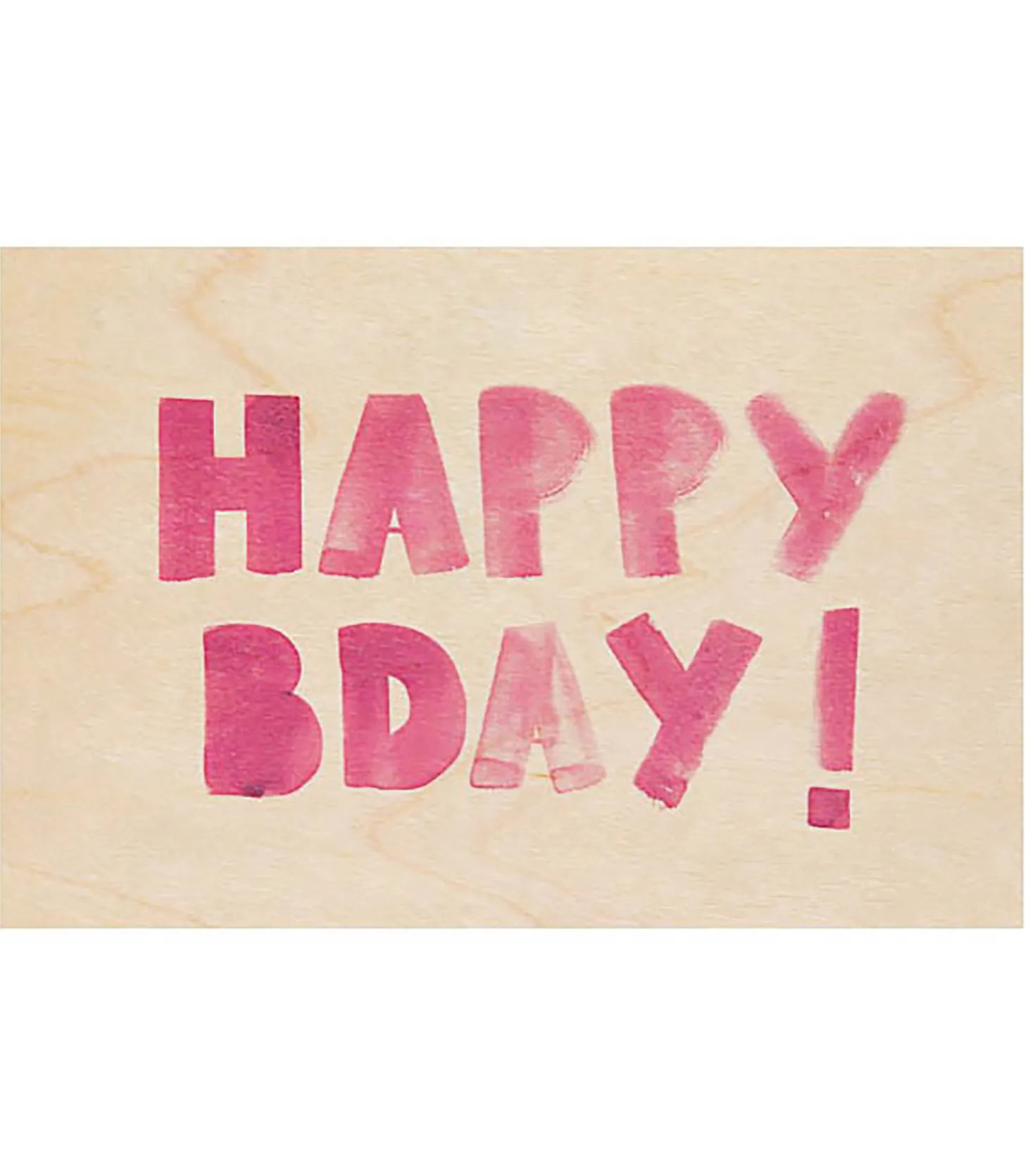 Carte Happy Bday rose-Woodhi Best