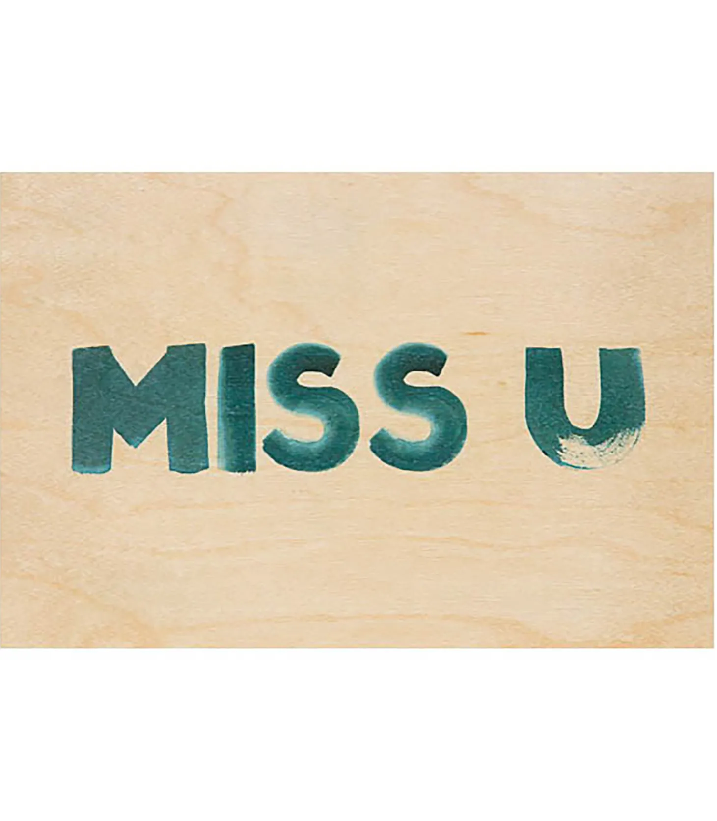 Carte Miss U-Woodhi New