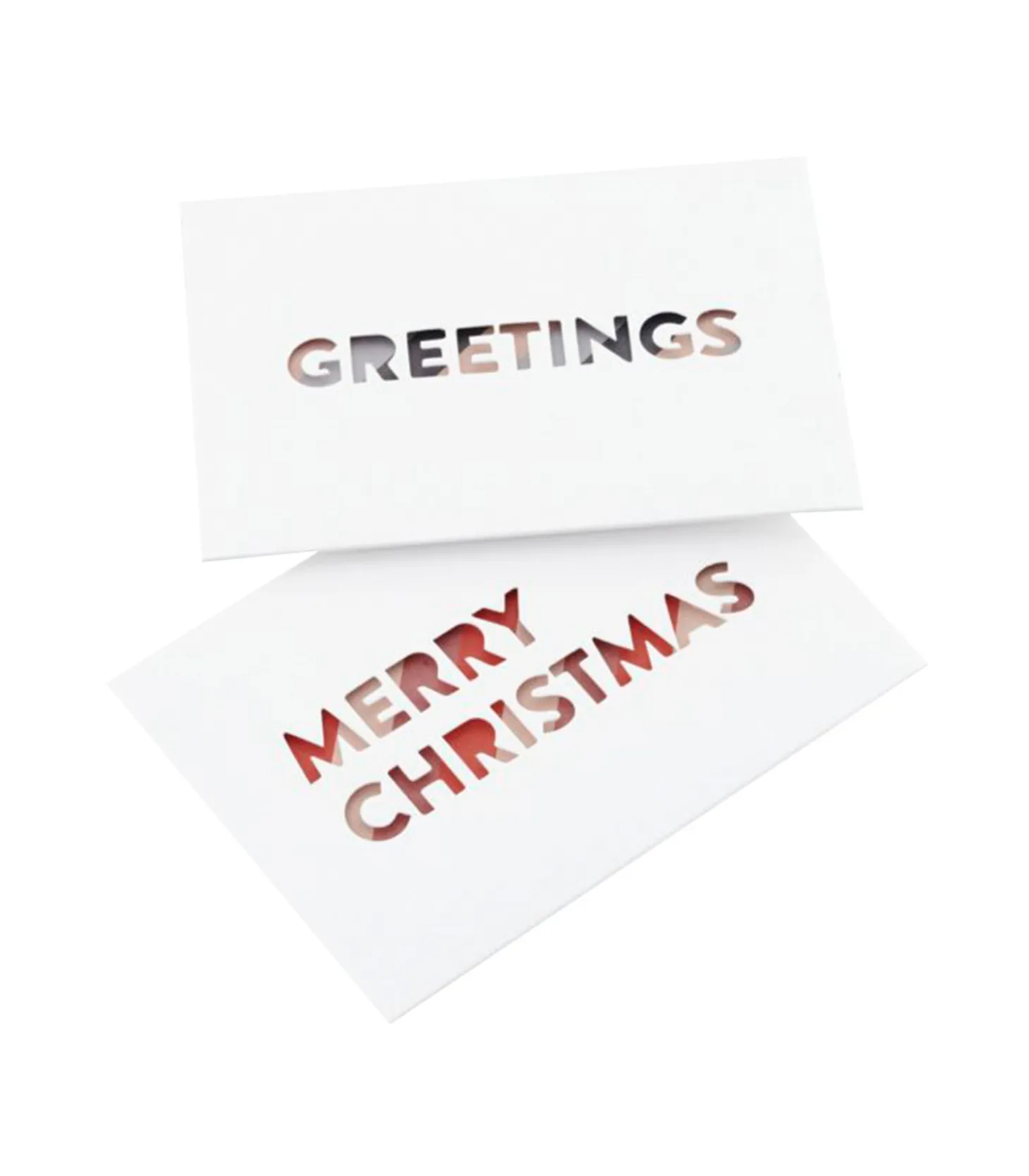 Cartes et enveloppes de Noël-Monograph Clearance