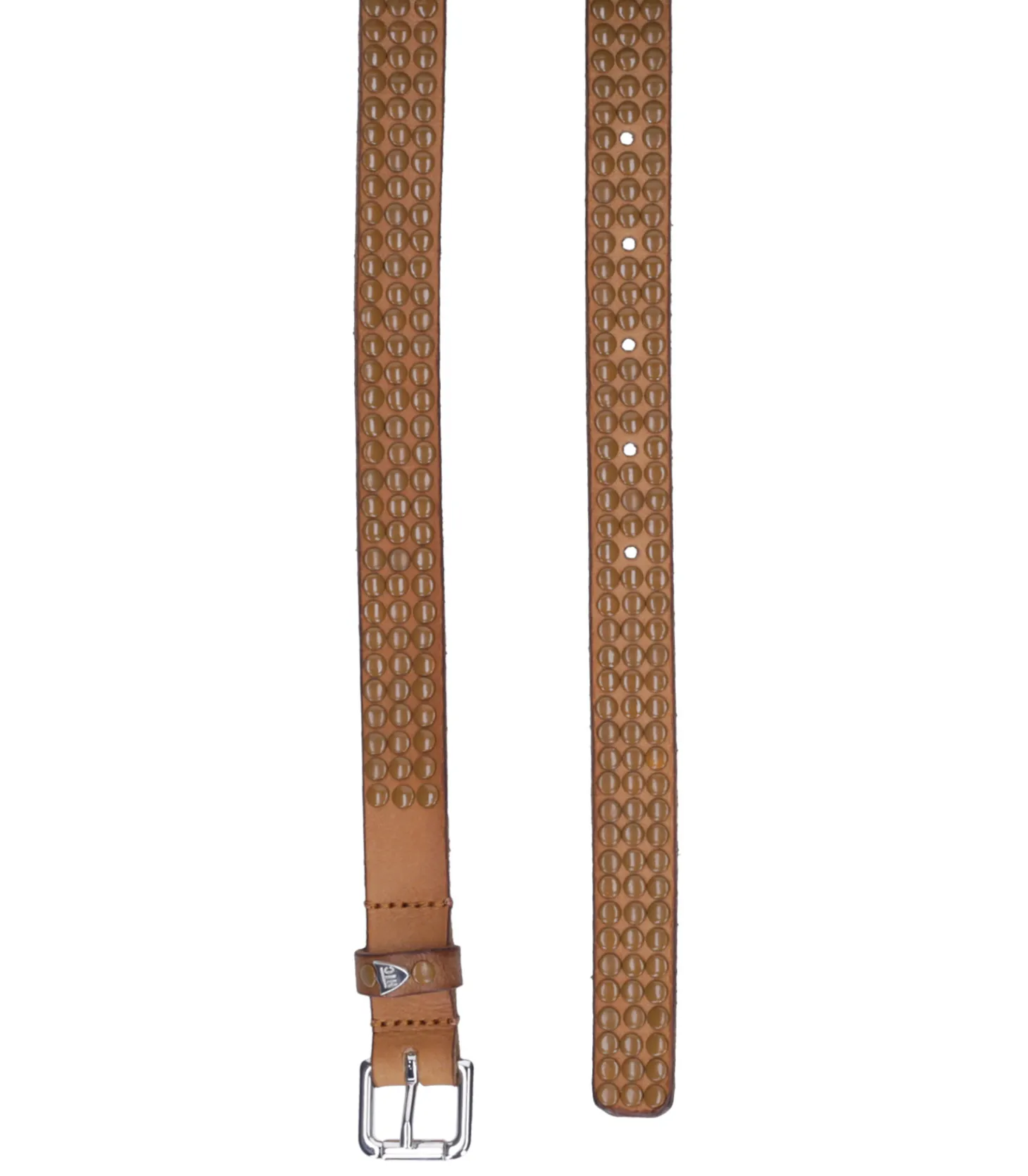 Ceinture en cuir 3000 studs colorblock-HTC Los Angeles Best Sale