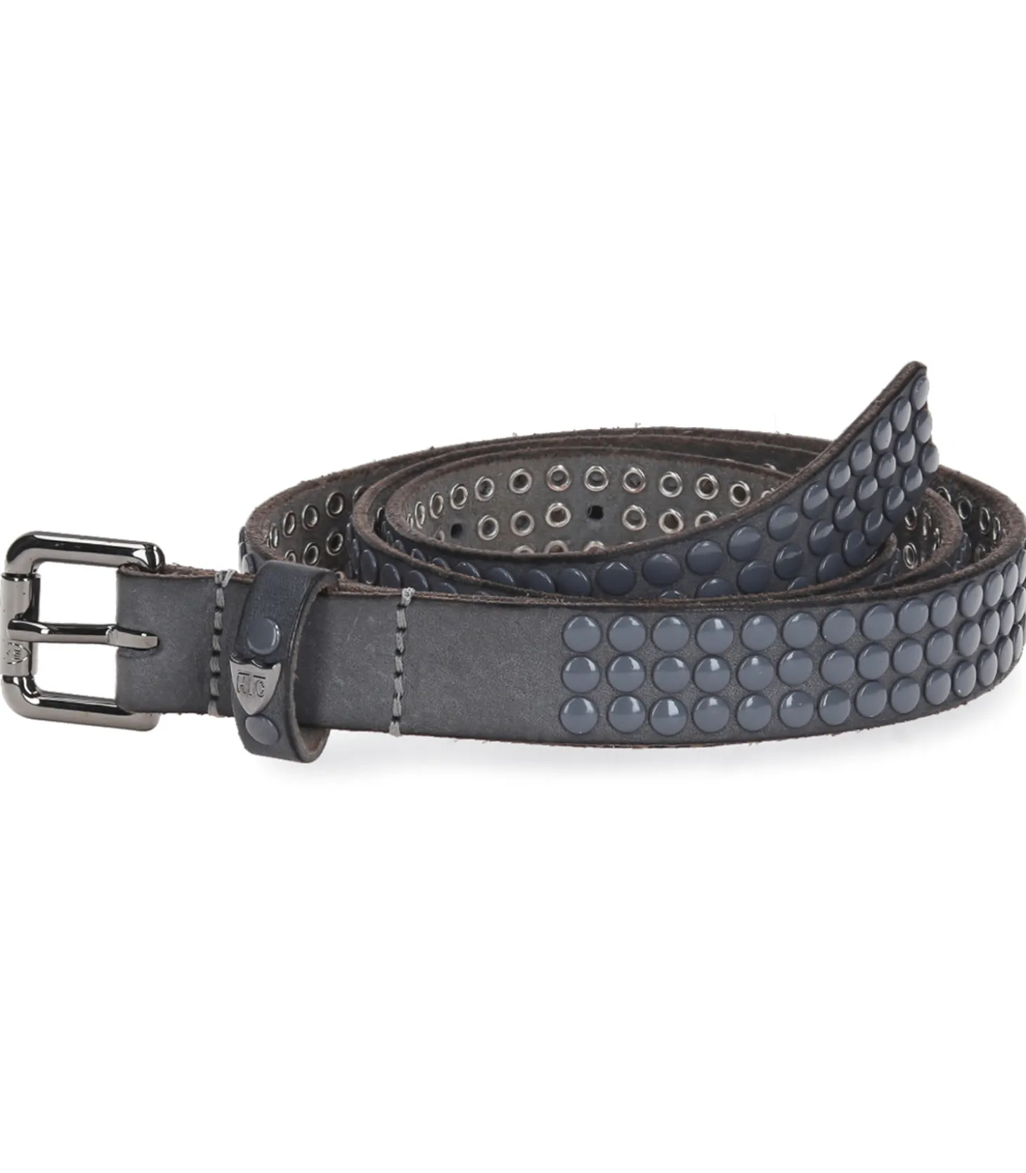 Ceinture en cuir 3000 studs colorblock-HTC Los Angeles Best Sale