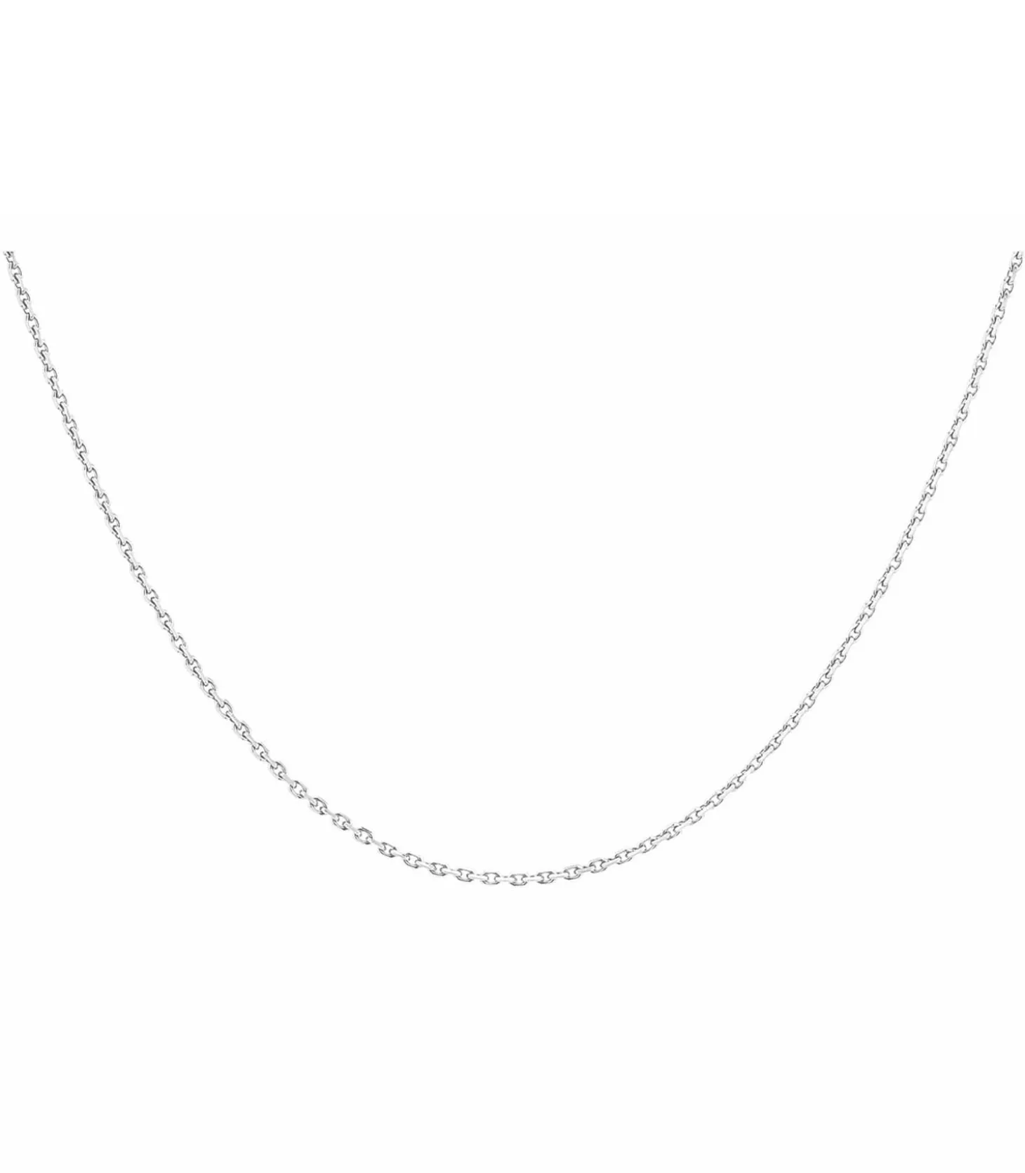 Chaine Forcat Diamentée Or Blanc 45cm-Stone Paris Hot