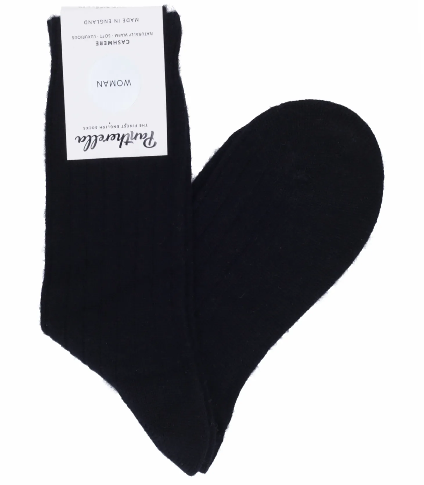 Chaussettes femme en cashmere côtelé Tabitha-Pantherella Store