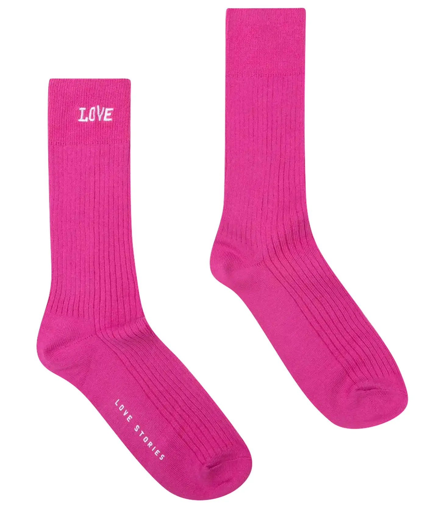 Chaussettes Rib Socks Pink-Love Stories Hot