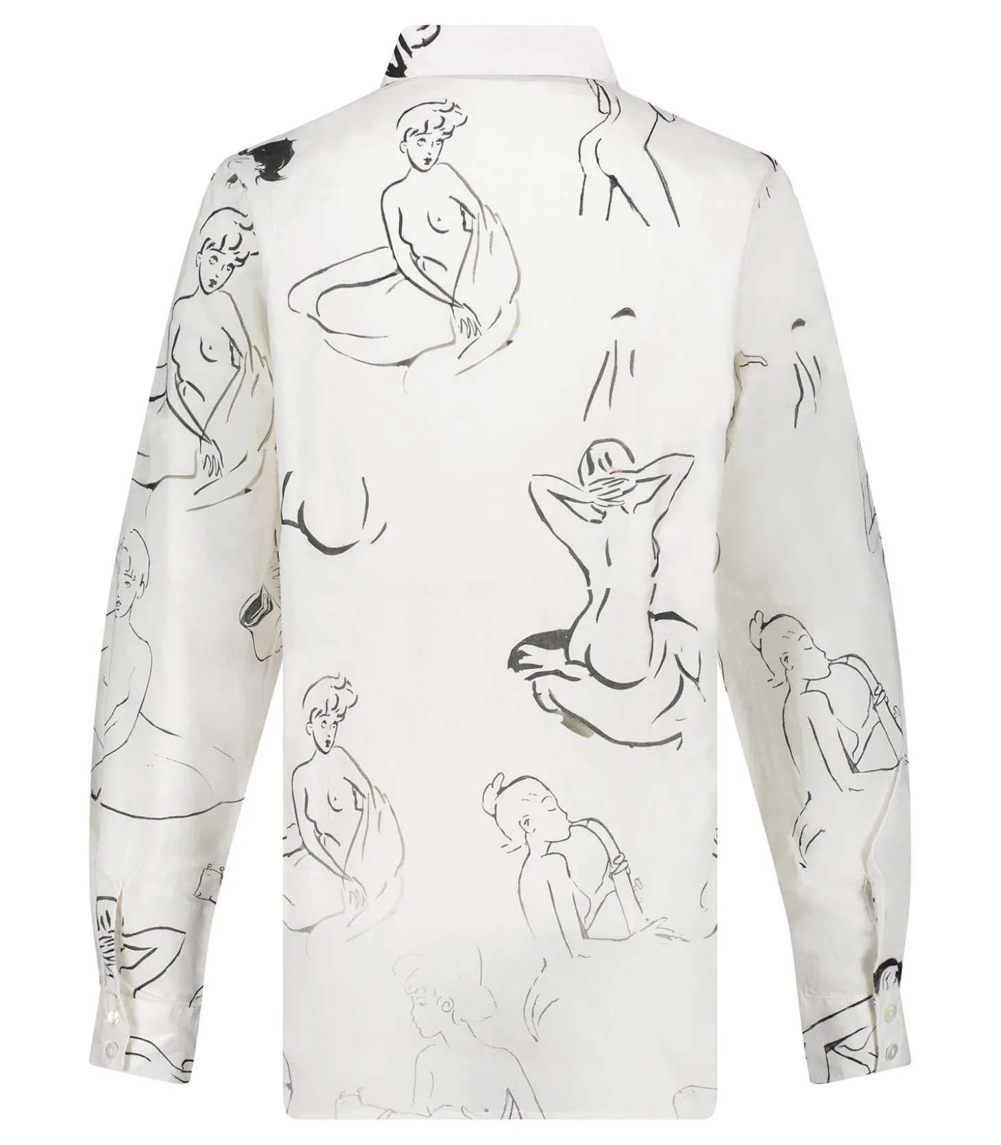 Chemise Esquisse Noire et Blanche-G.Kero Cheap