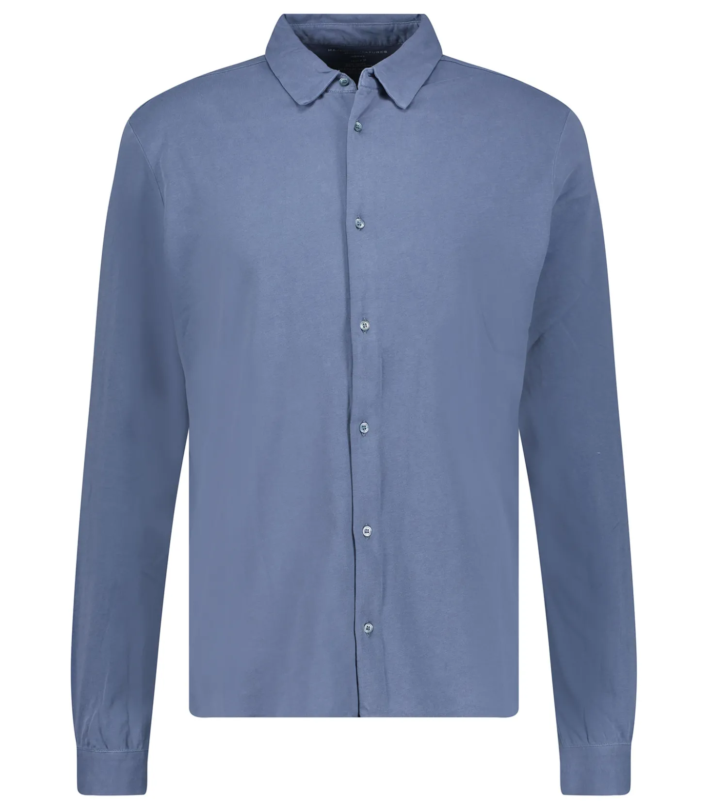 Chemise homme à manches longues Bleu Vintage-Majestic Filatures Fashion