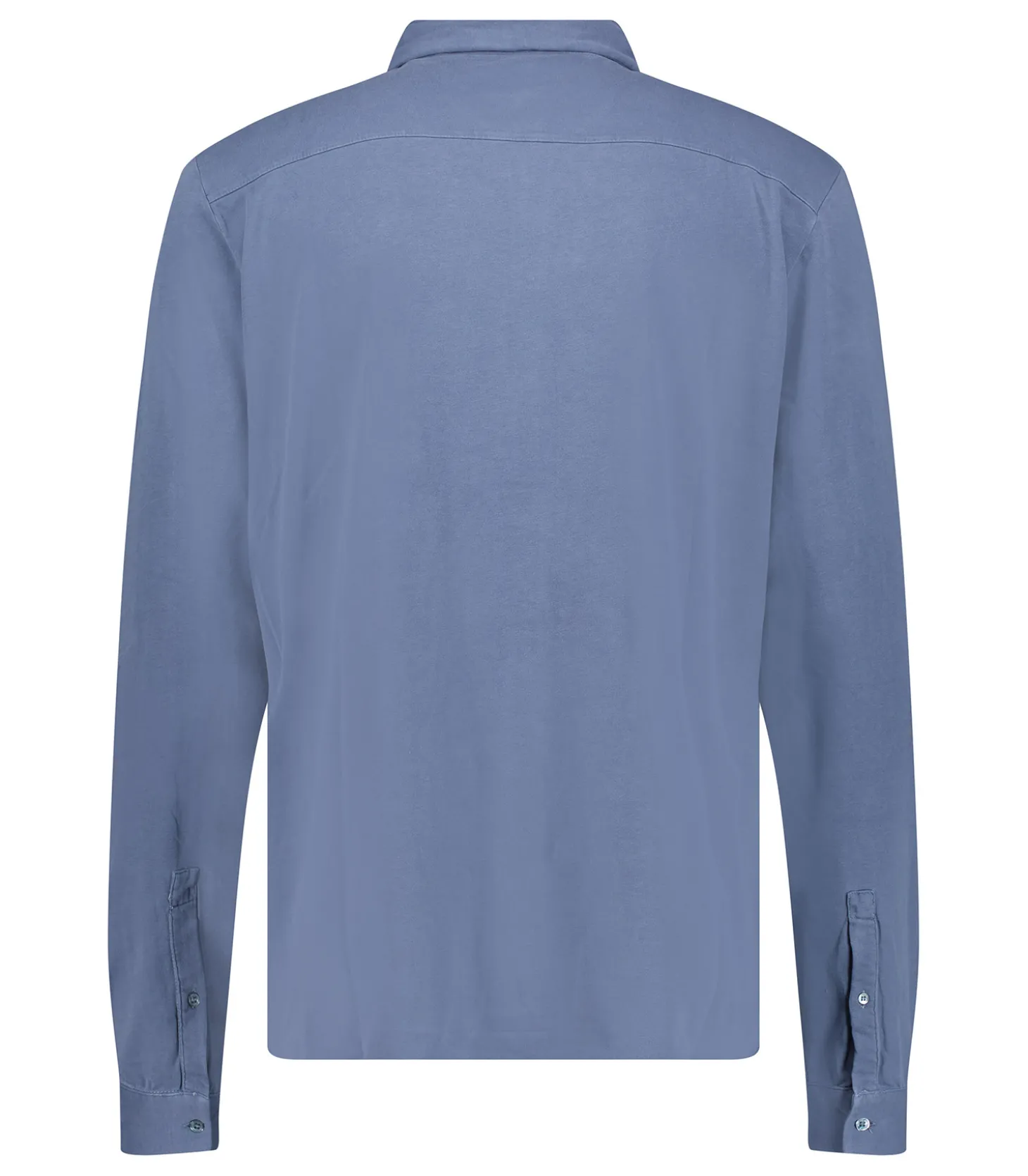 Chemise homme à manches longues Bleu Vintage-Majestic Filatures Fashion