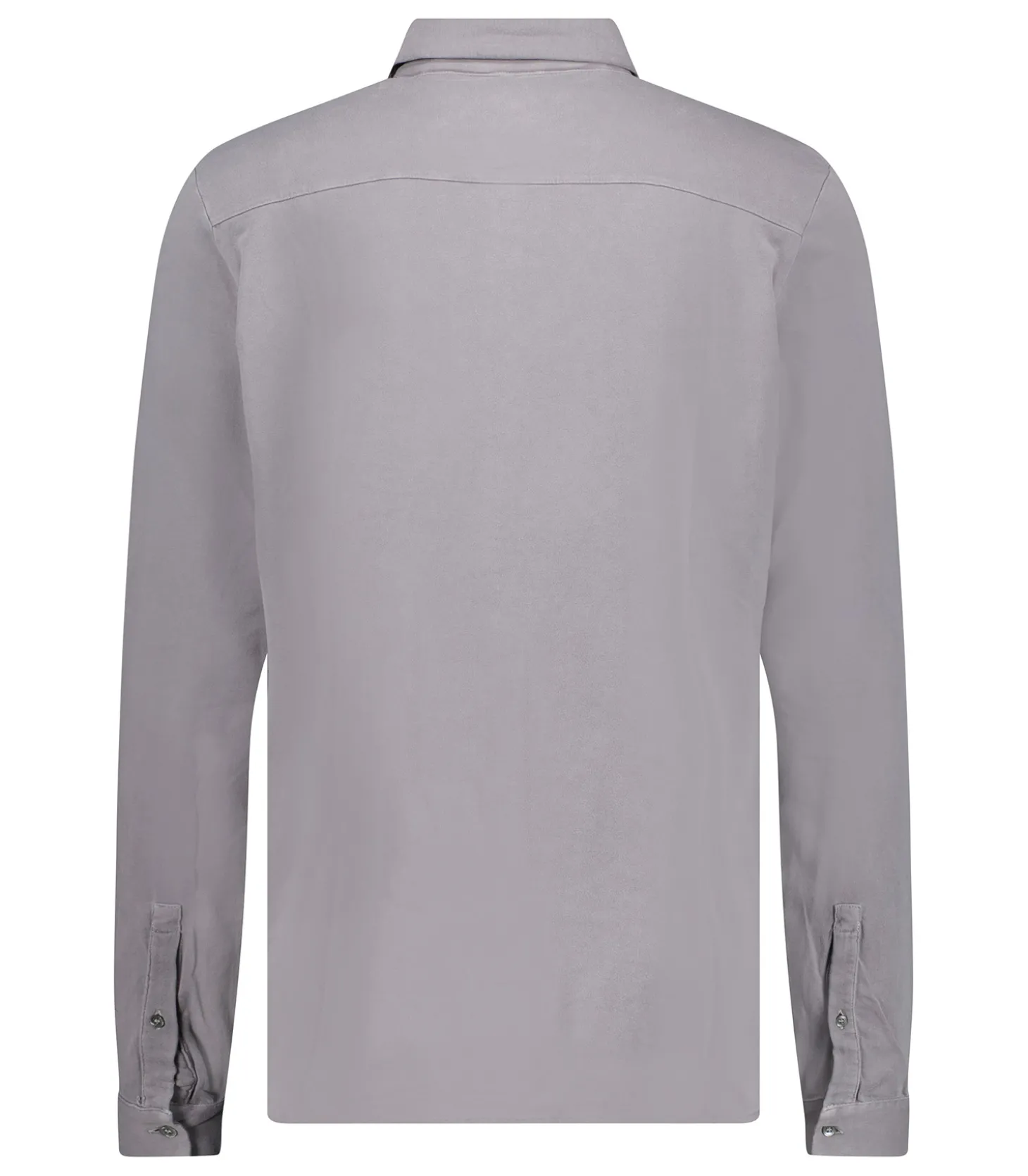 Chemise homme à manches longues Tourterelle-Majestic Filatures Fashion