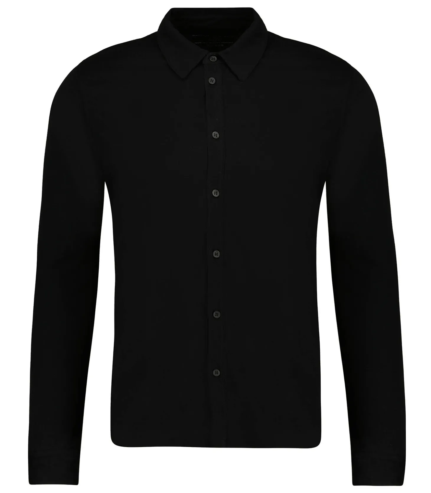 Chemise homme Manches Longues Noir-Majestic Filatures Shop