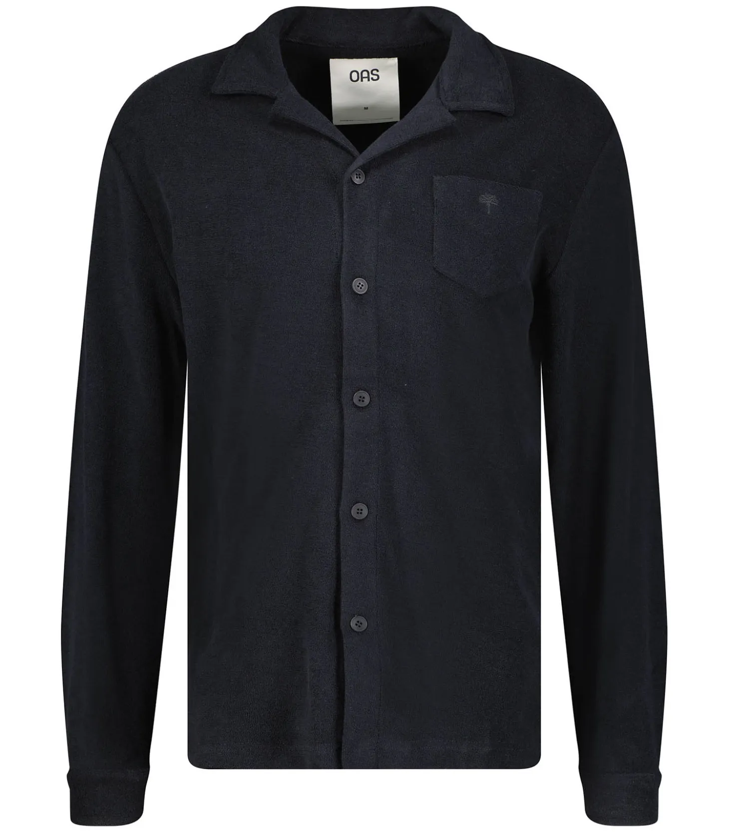 Chemise Homme Terry Black-OAS Online