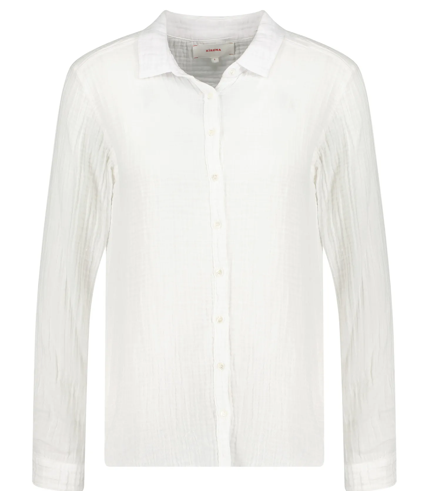 Chemise Scout en gaze de coton White-Xirena Fashion