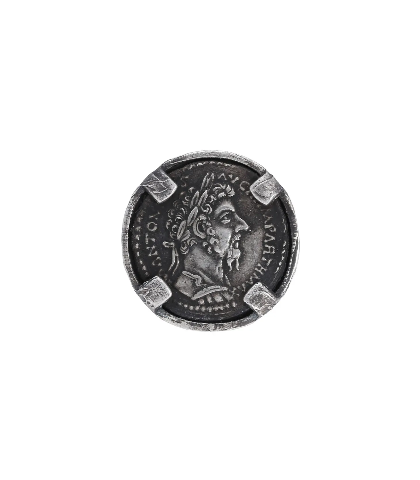 Chevalière Le Pieux II argent-Roc Paris New