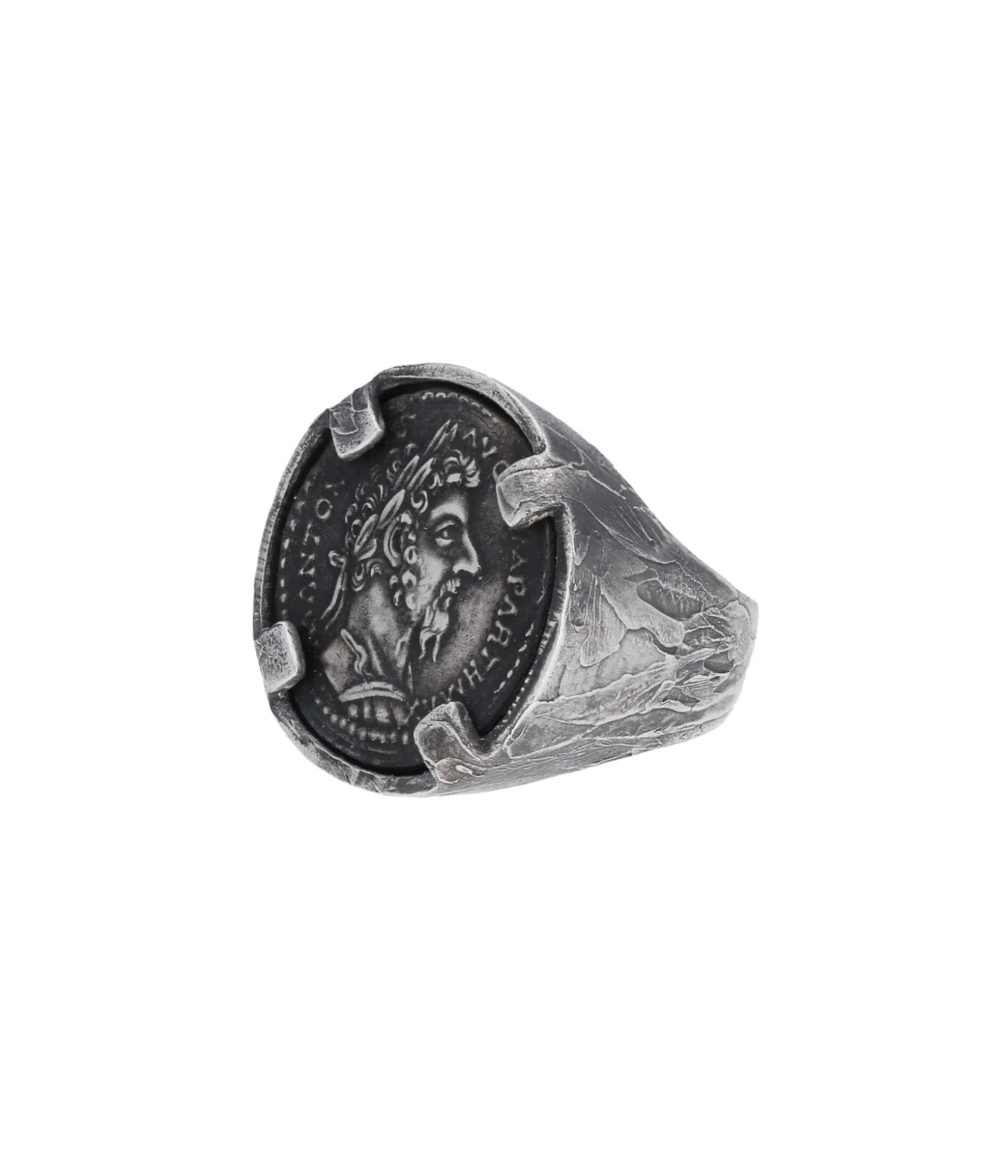 Chevalière Le Pieux II argent-Roc Paris New