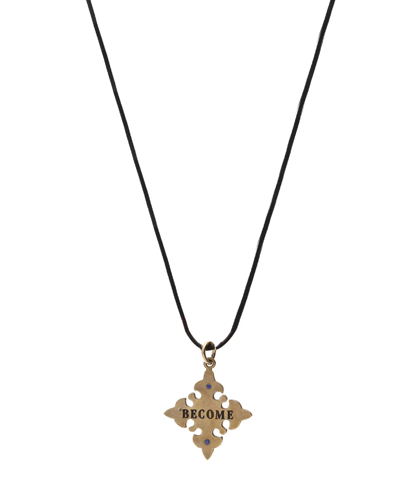 Collier Become en Bronze et Pierres Saphir-Catherine Michiels Hot