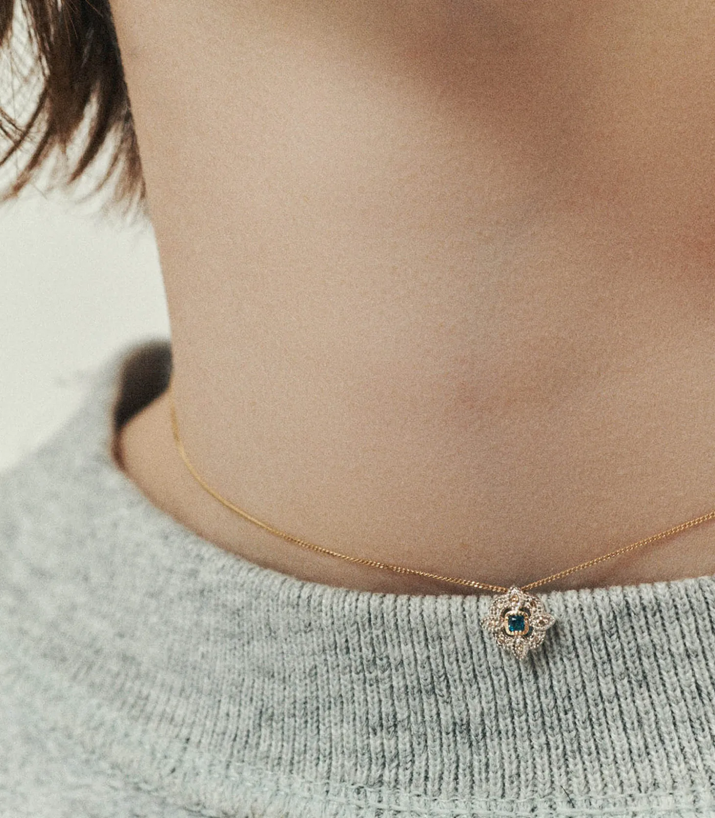 Collier Bettina London Blue Topaz-Pascale Monvoisin Hot