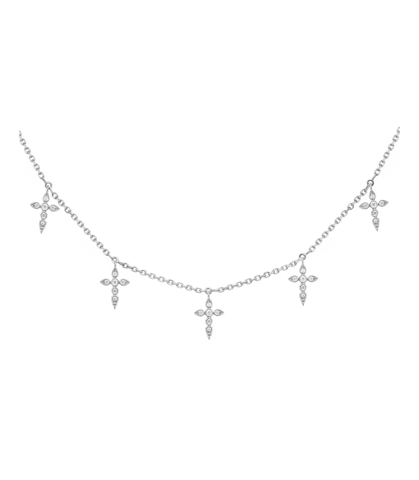 Collier Céleste Lovely en or blanc-Stone Paris Cheap