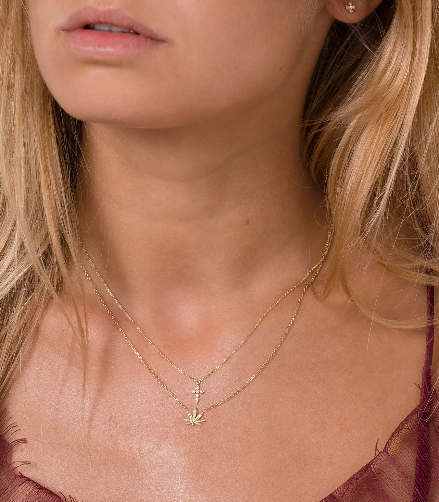 Collier Céleste simple Or jaune-Stone Paris Best