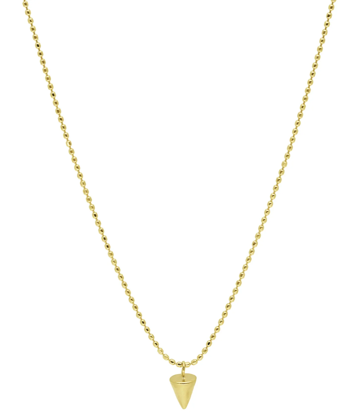 Collier court chaîne boule et charm spike-And... Paris Best