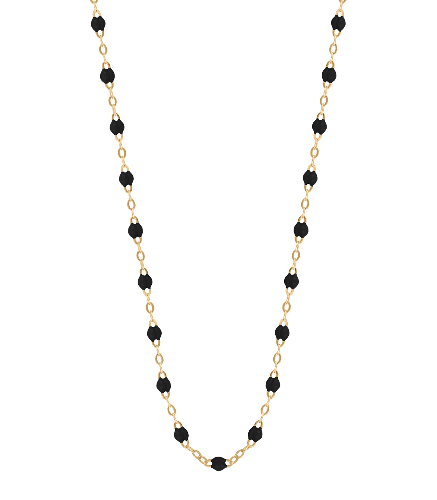 Collier or jaune et perles de résine 50 cm-Gigi Clozeau Cheap
