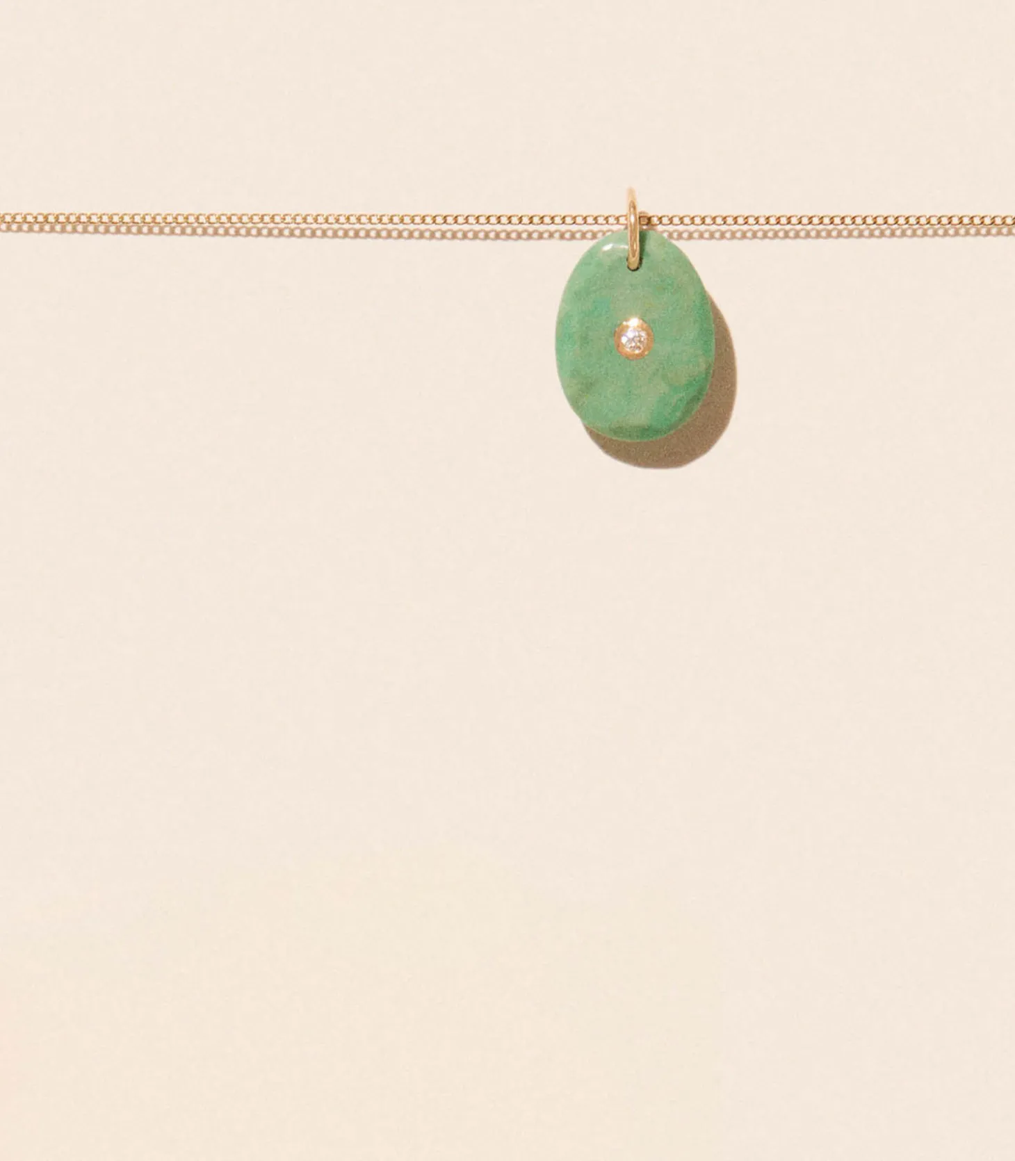Collier  Orso n°1 Or Jaune et Turquoise-Pascale Monvoisin Flash Sale