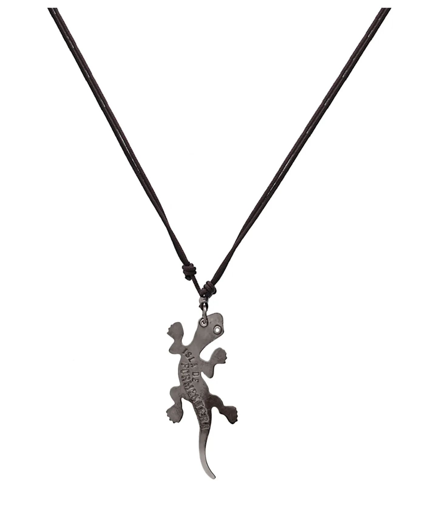 Collier Salamandre Argent-Gas Bijoux Fashion