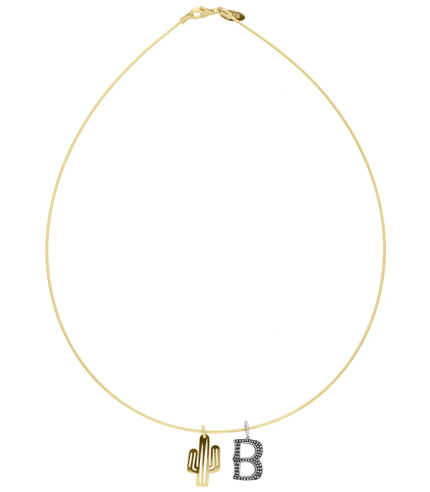 Collier tour de cou Lettre Cactus-Maison Irem Hot