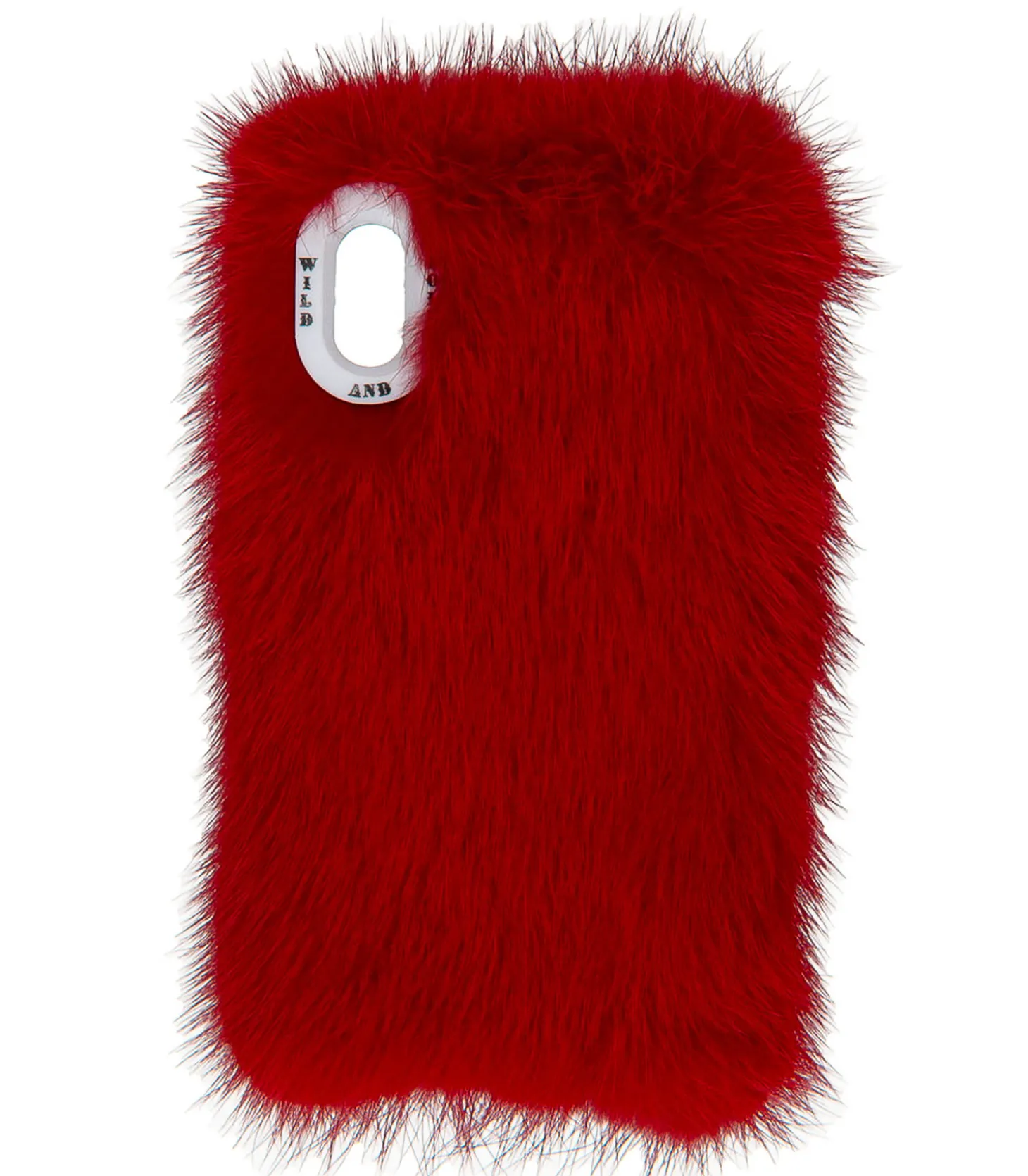 Coque iPhone X Vermillon-Wild and Woolly Shop