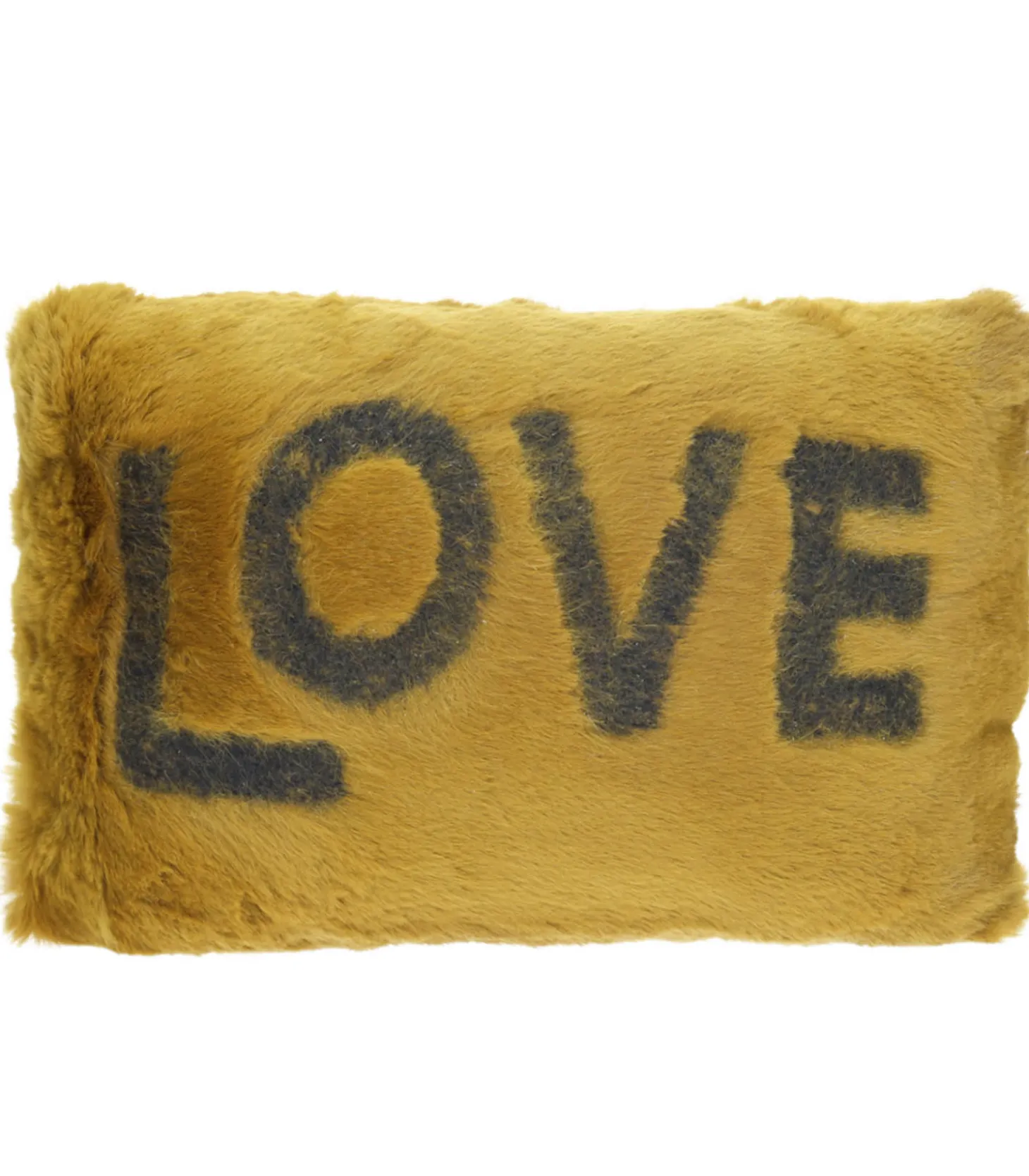 Coussin lapin rasé Love 20 x 30 cm-Maison de Vacances Best
