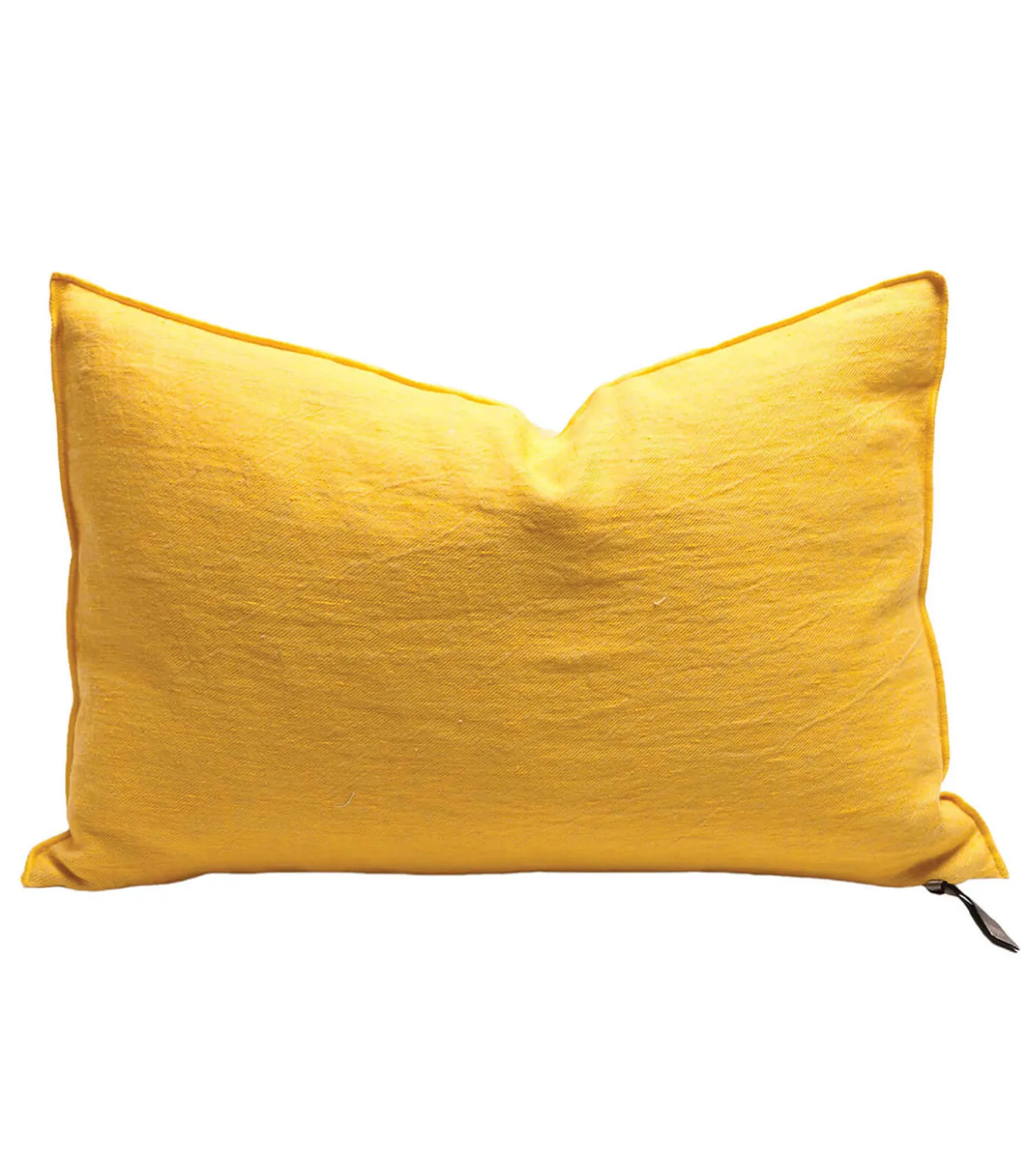 Coussin lin lavé froissé 60 x 90 cm tournesol-Maison de Vacances Fashion