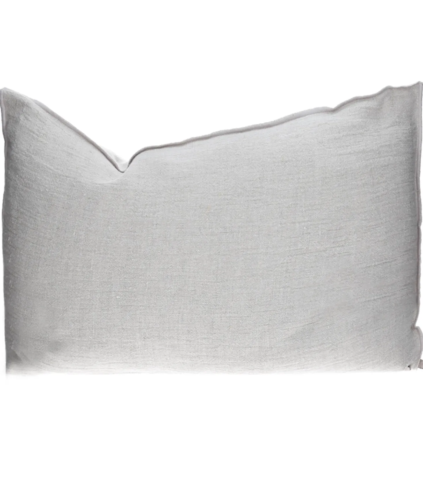 Coussin Vice Versa Crépon de Lin Lavé Naturel 40 x 60 cm-Maison de Vacances Hot