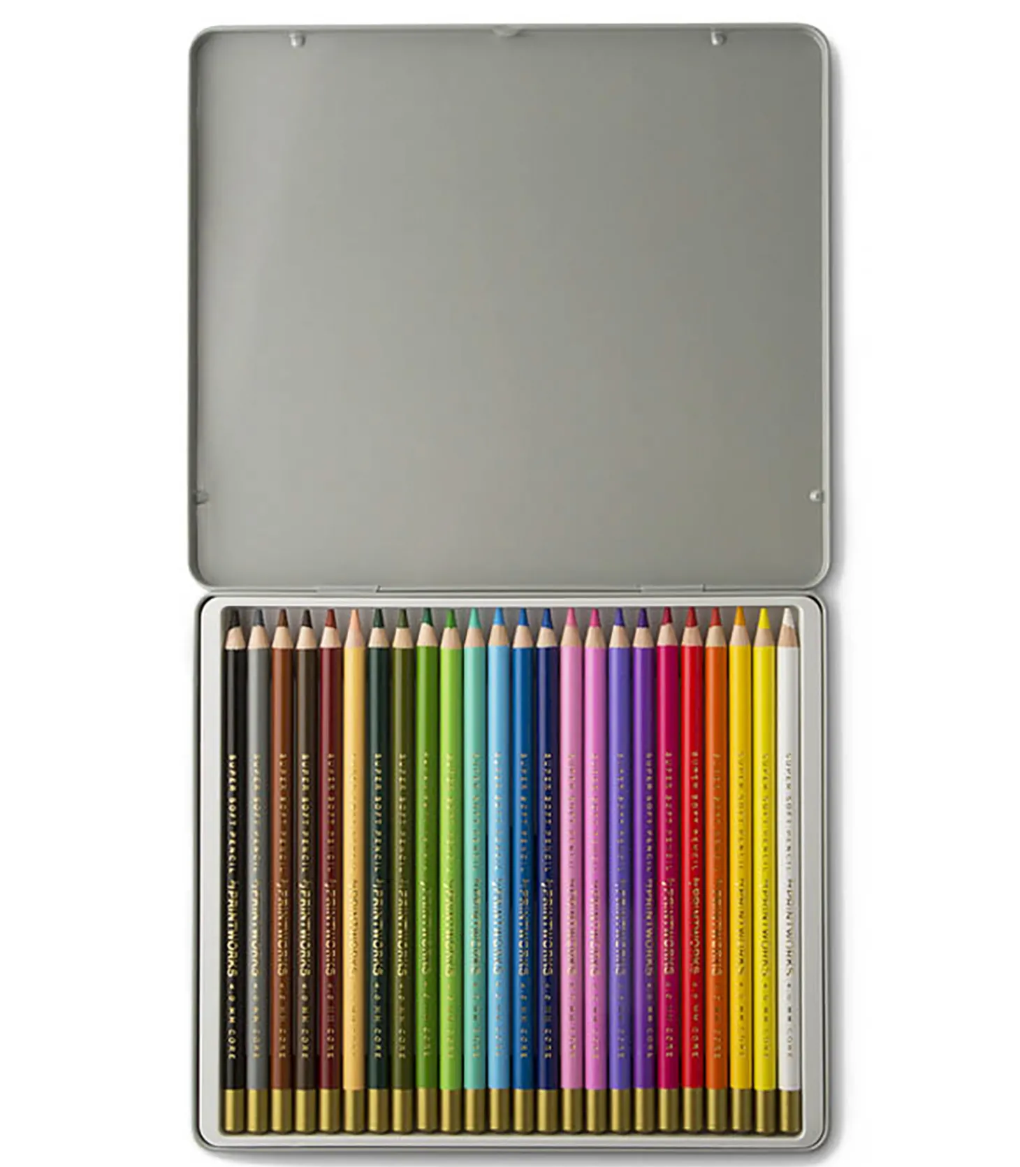 24 crayons de couleur classiques-Printworks Shop