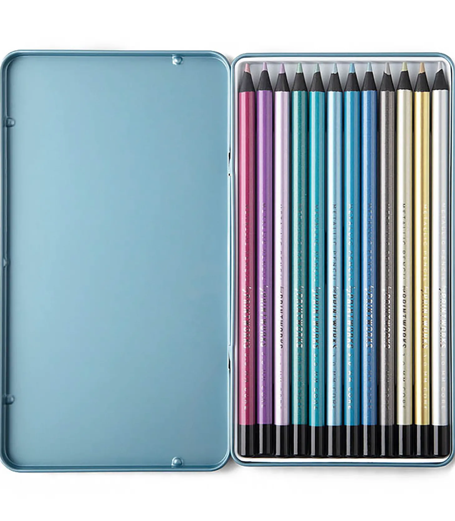 12 crayons de couleur métalliques-Printworks Best Sale