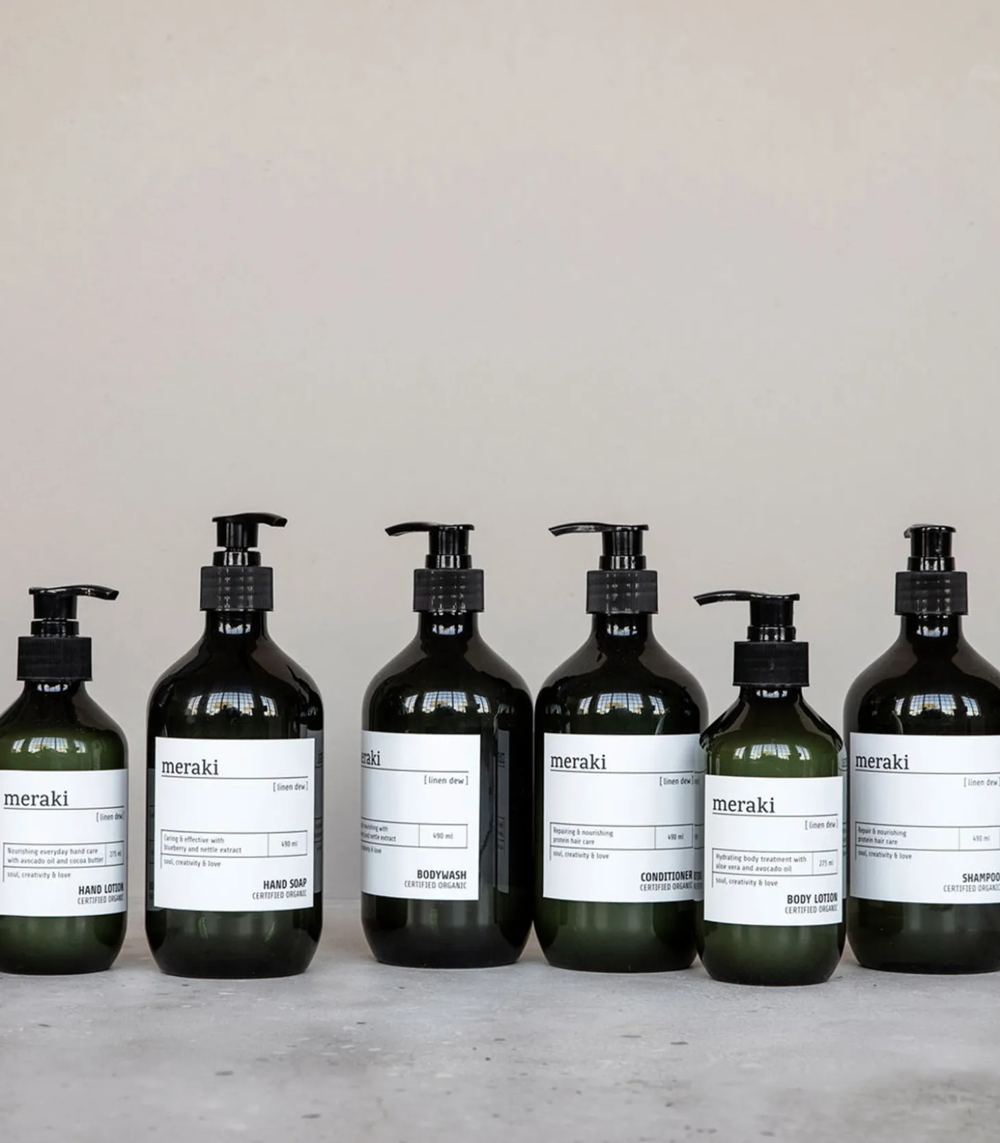 Crème pour les mains Linen Dew 275 ml-Meraki Flash Sale
