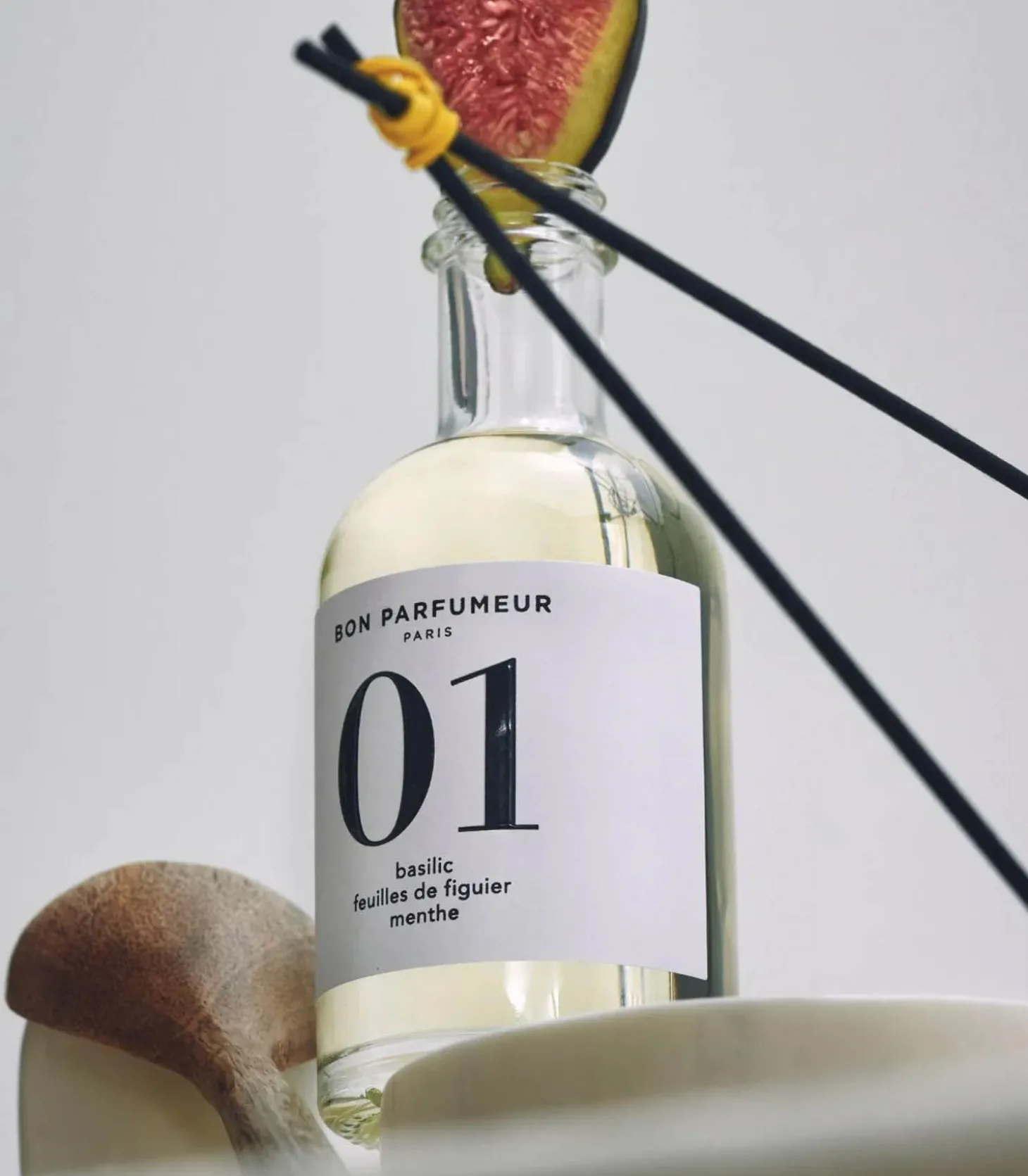 Diffuseur de parfum d’intérieur 01 Basilic, Feuilles de Figuier et Menthe 200 ml-Bon Parfumeur Clearance