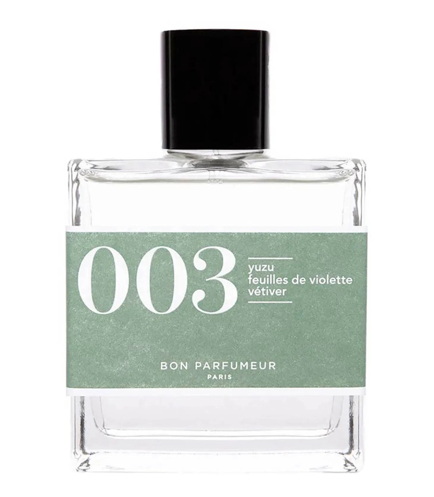 Eau de Cologne 003 Yuzu, Feuilles de Violette et Vétiver 100 ml-Bon Parfumeur Outlet