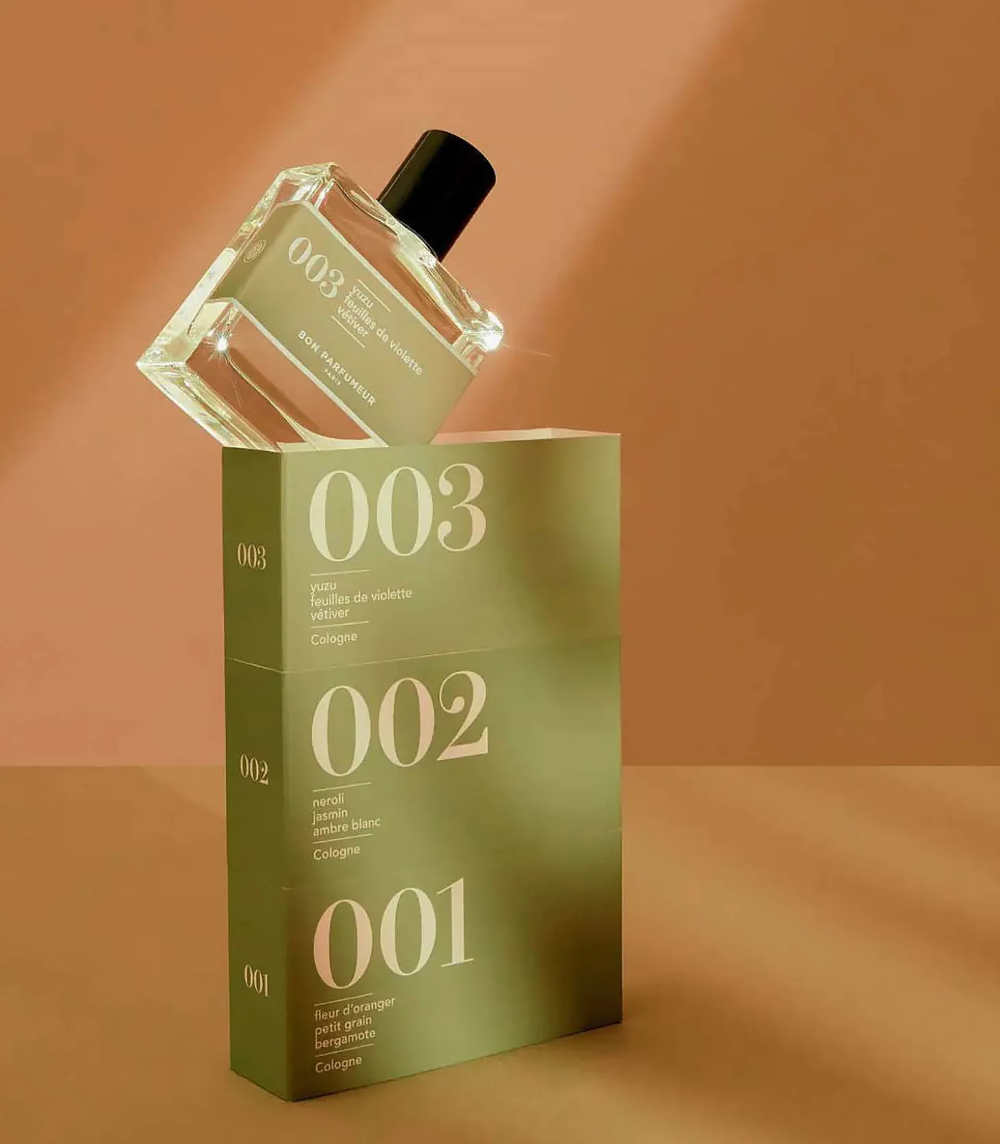 Eau de Cologne 003 Yuzu, Feuilles de Violette et Vétiver 100 ml-Bon Parfumeur Outlet