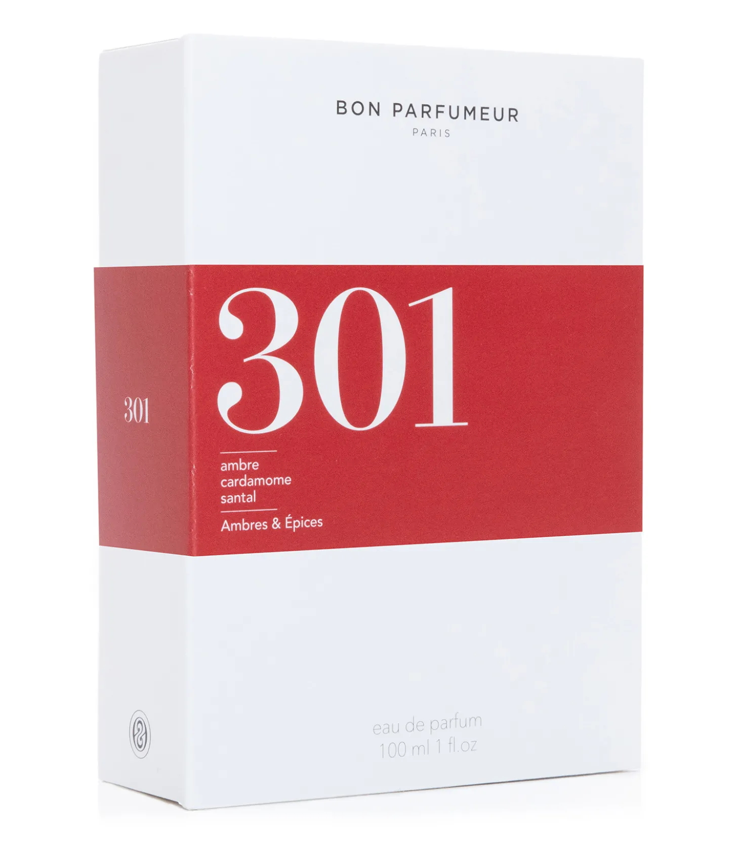 Eau de Parfum 301 Ambre, Cardamome, Santal 100 ml-Bon Parfumeur Discount