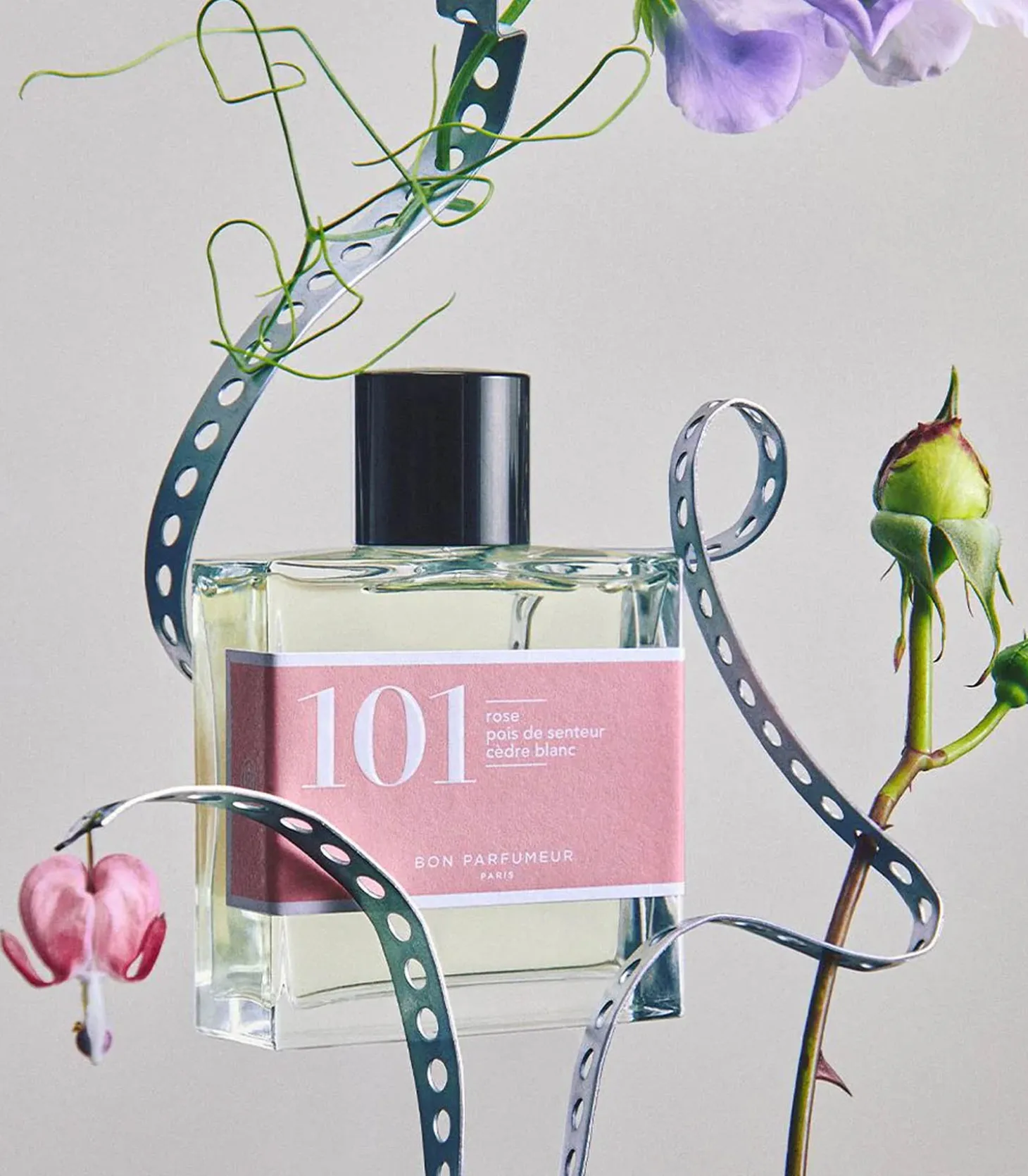 Eau de Parfum 101 Rose, Pois de senteur et Cèdre blanc 100 ml-Bon Parfumeur Best
