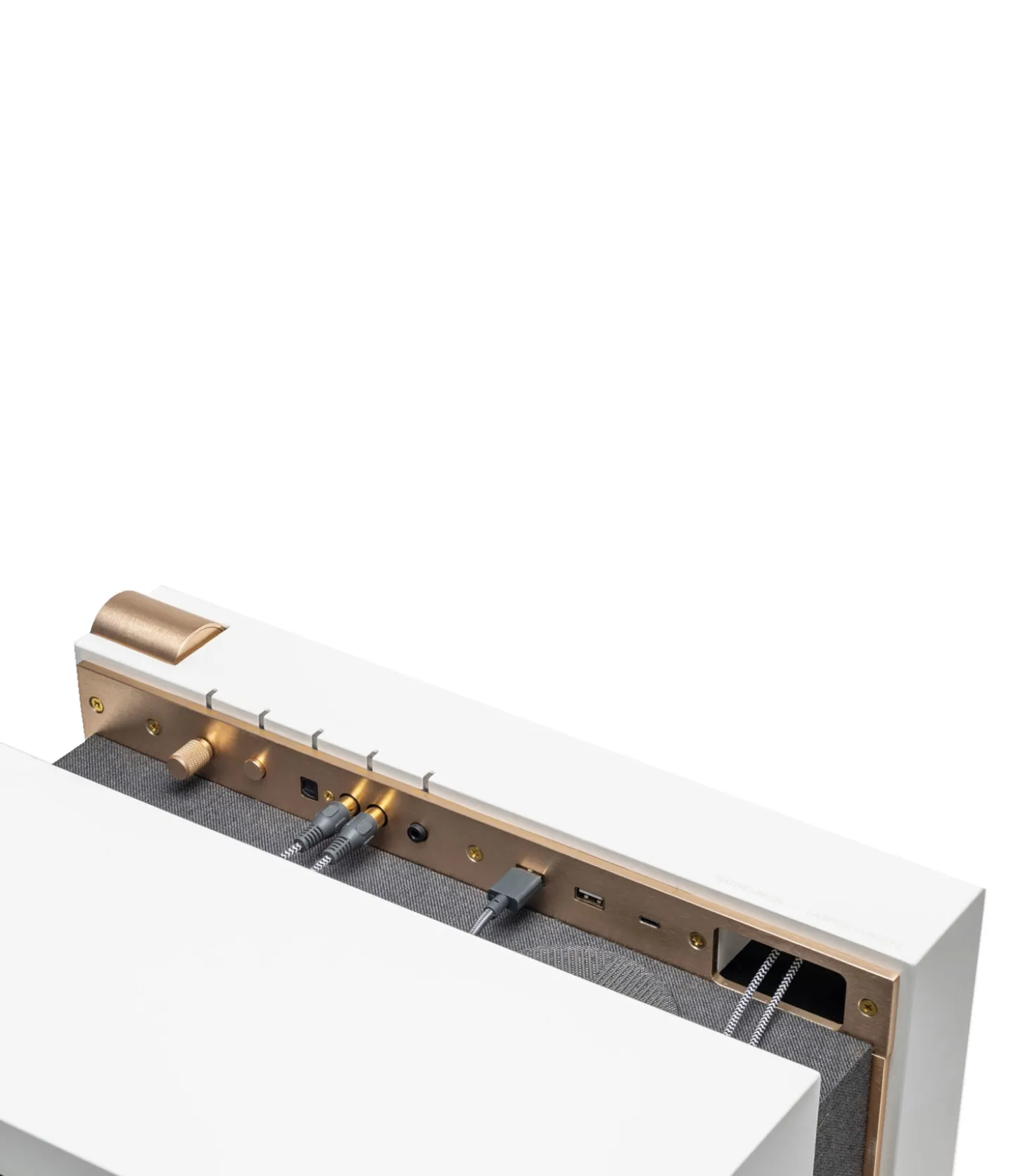 Enceinte Acoustique PR/01 chêne et aluminium-La Boite Concept Discount