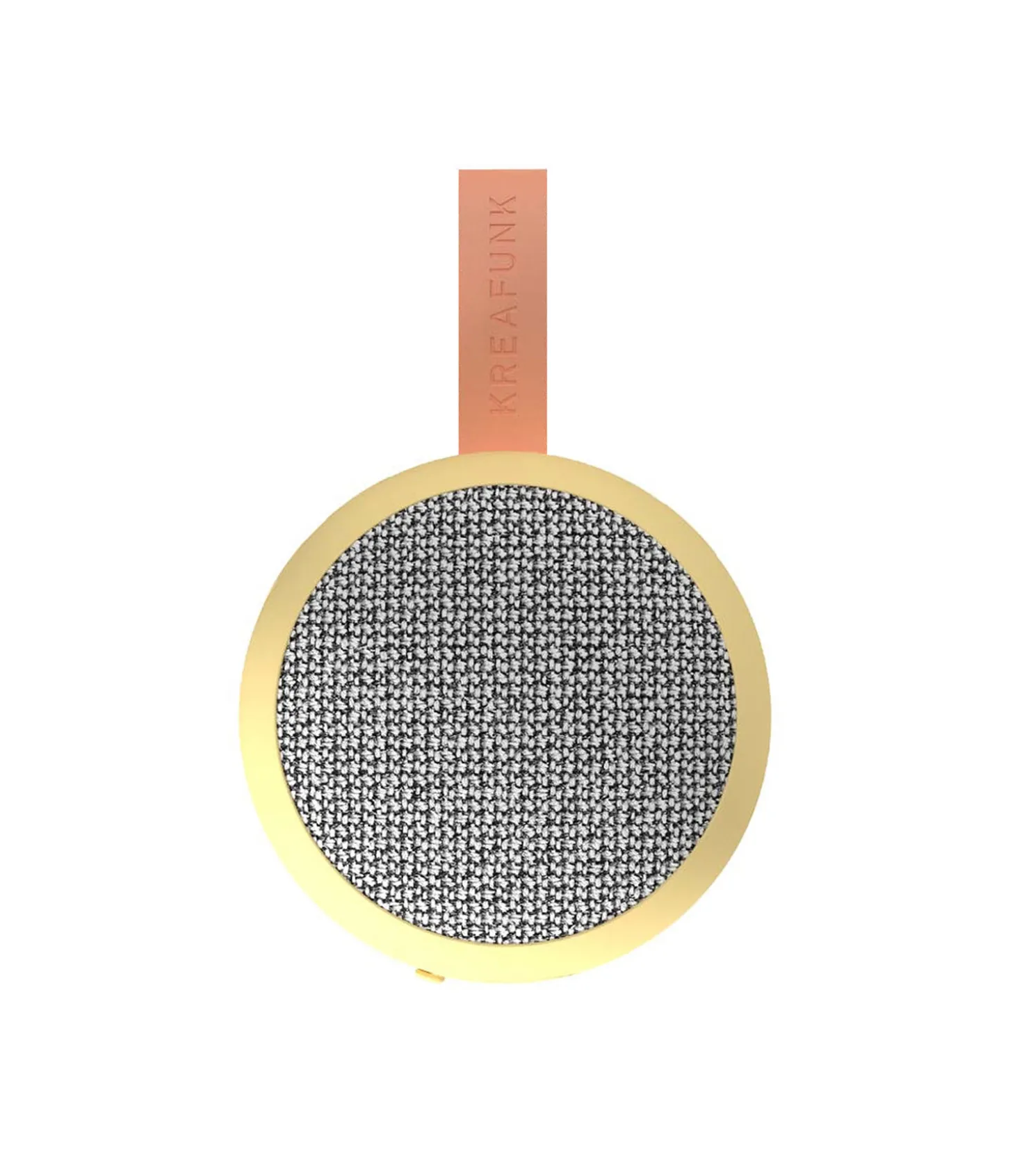 Enceinte bluetooth aGO 2 Fabric Soft Yellow-Kreafunk Fashion