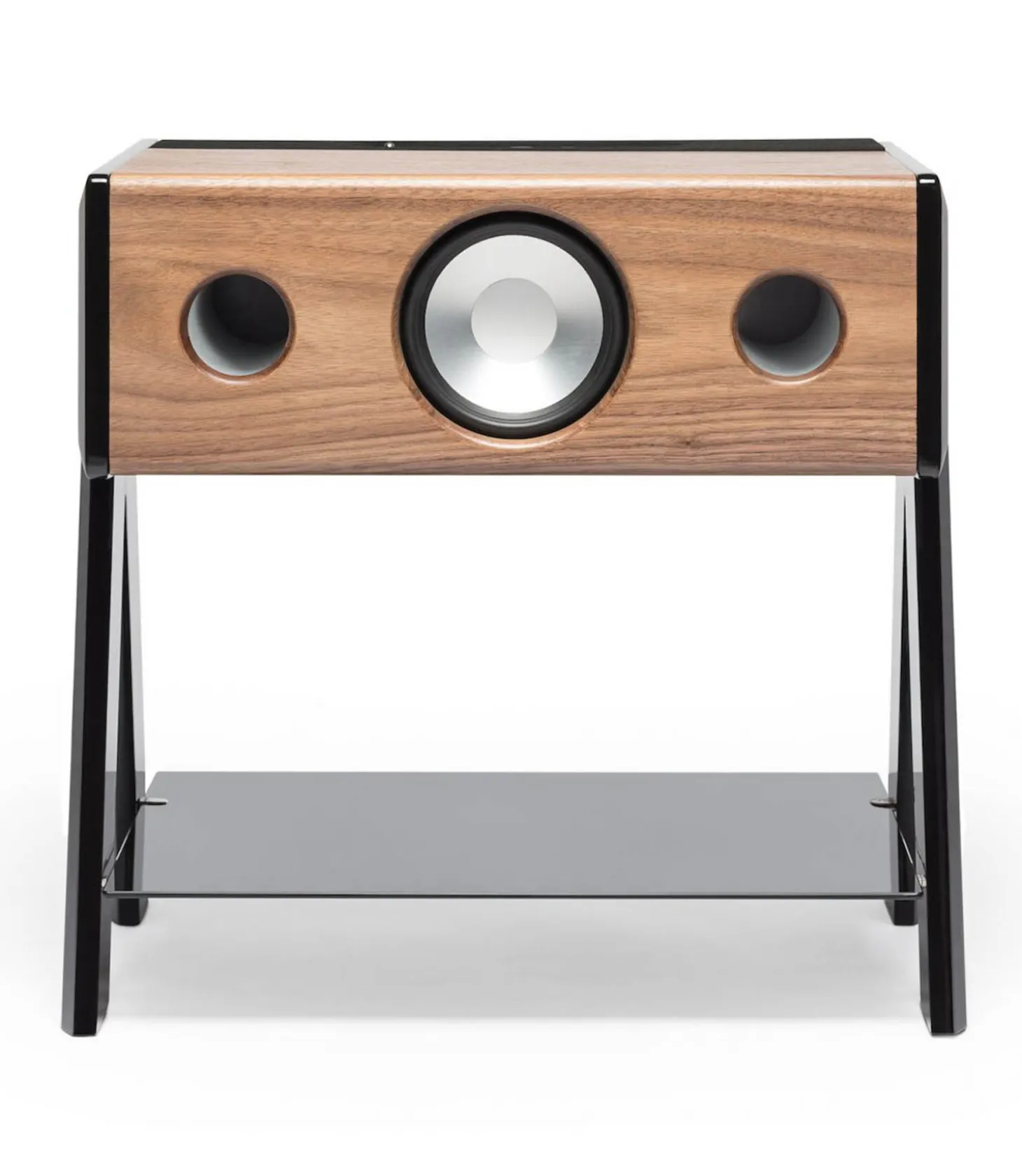 Enceinte Haute-Fidélité Cube Woody noyer-La Boite Concept Online