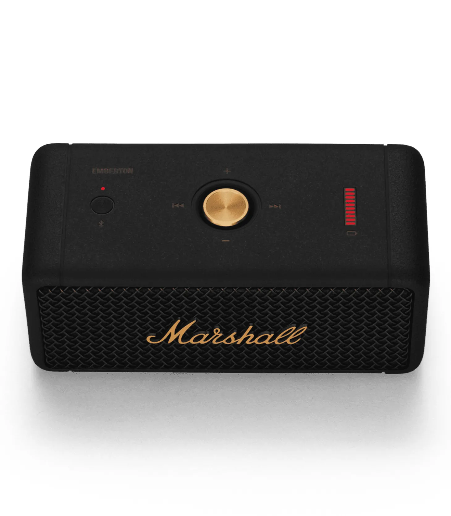 Enceinte portable Emberton BT Black and Brass-Marshall Shop