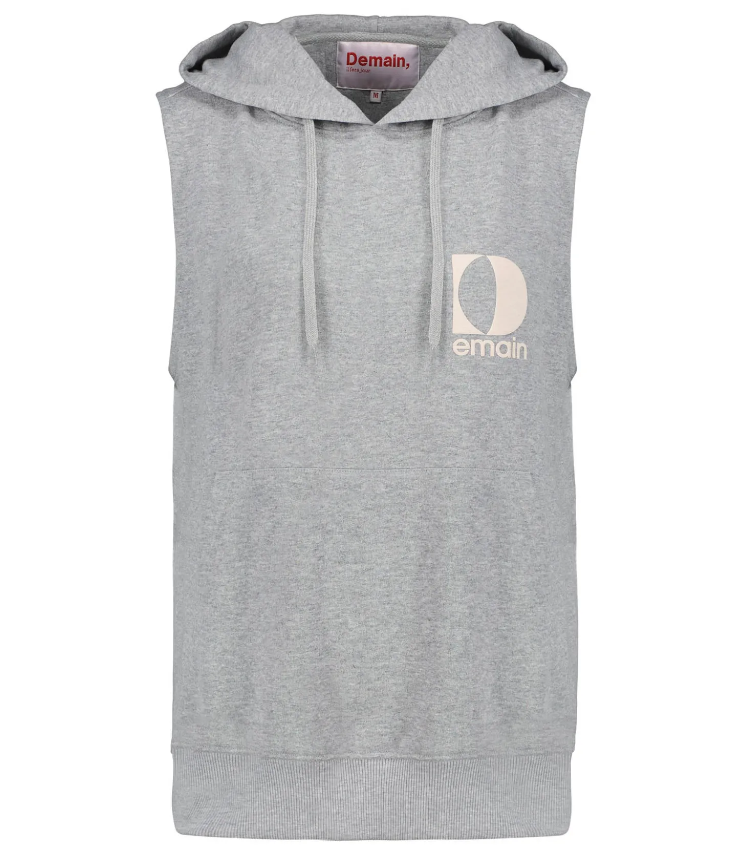 Hoodie sans manches Orid Heart Gris-Demain, il fera jour Flash Sale