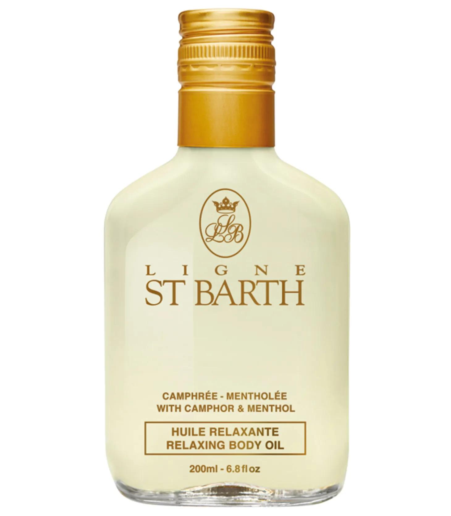 Huile Camphrée Mentholée Soin Corps Relaxant 200 ml-Ligne St Barth Discount
