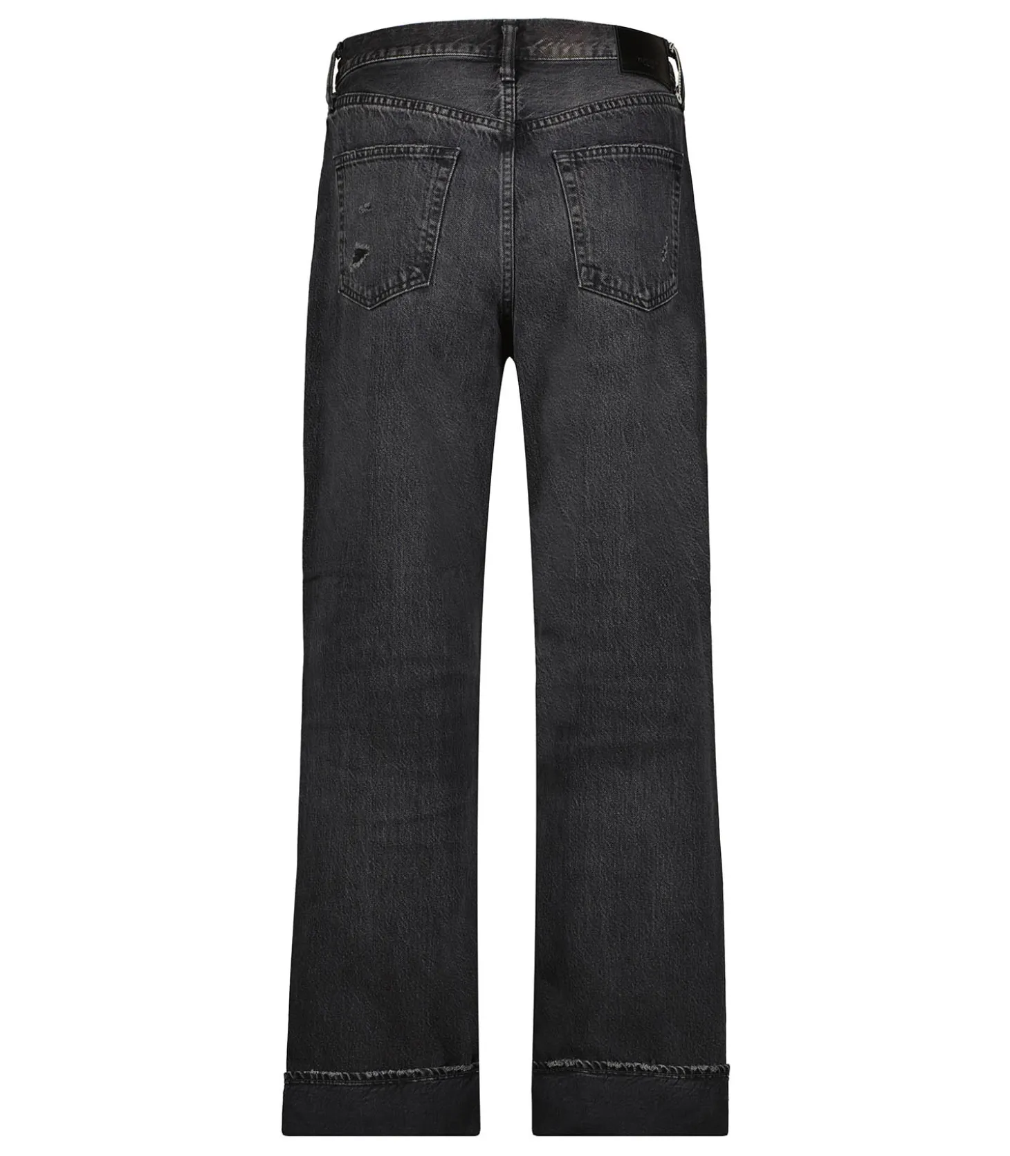 Jean Bostwick Wide Straight Black-Moussy Vintage New