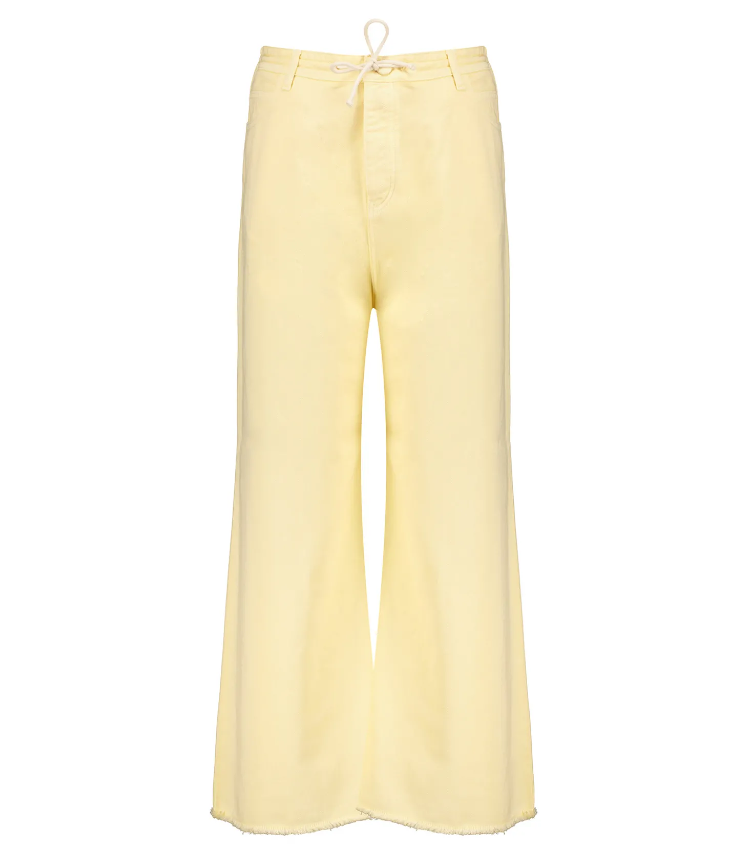 Jean Oversize Jaune Pâle-HAPPY HAUS Online