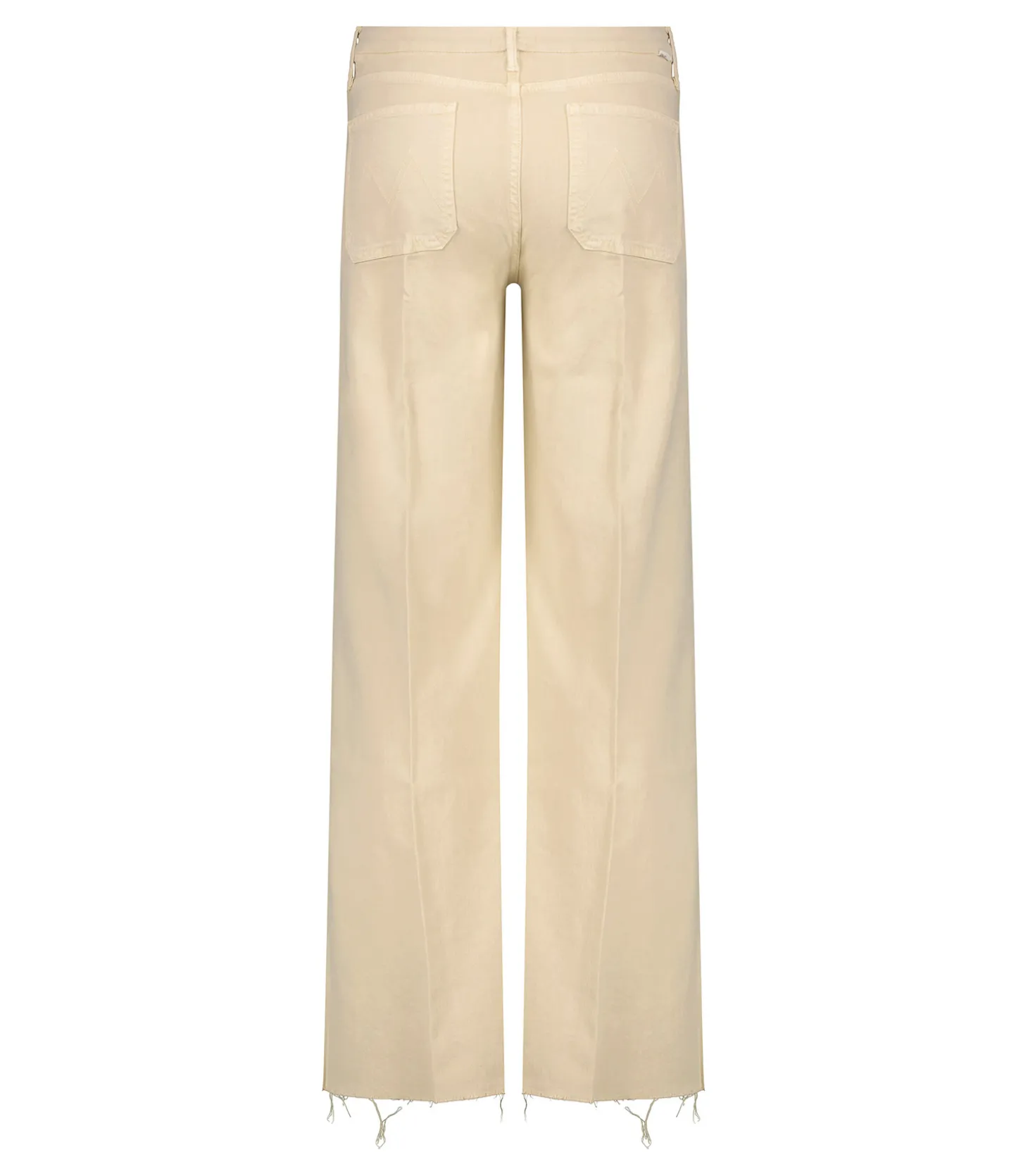 Jean wideleg The Patch Pocket Roller Fray Chalk Tapioca-Mother Clearance